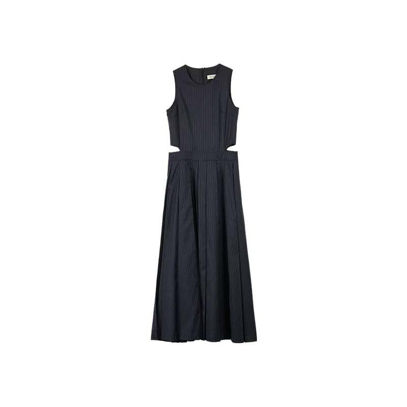 Cutout Pleated Midi Dress - Image 5