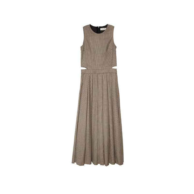 Cutout Pleated Midi Dress - Image 8