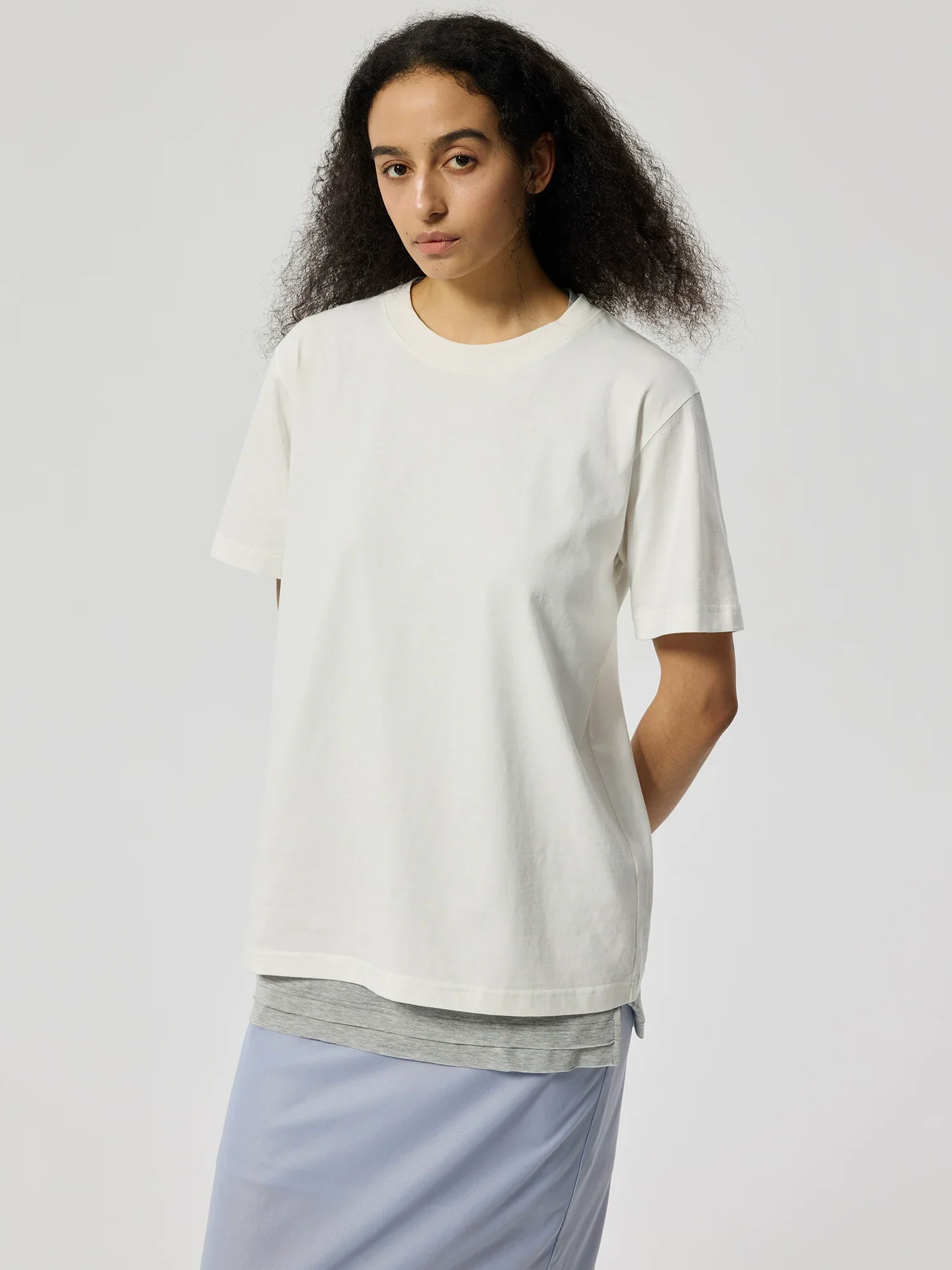 Daily Cotton Crewneck Tee - Image 5