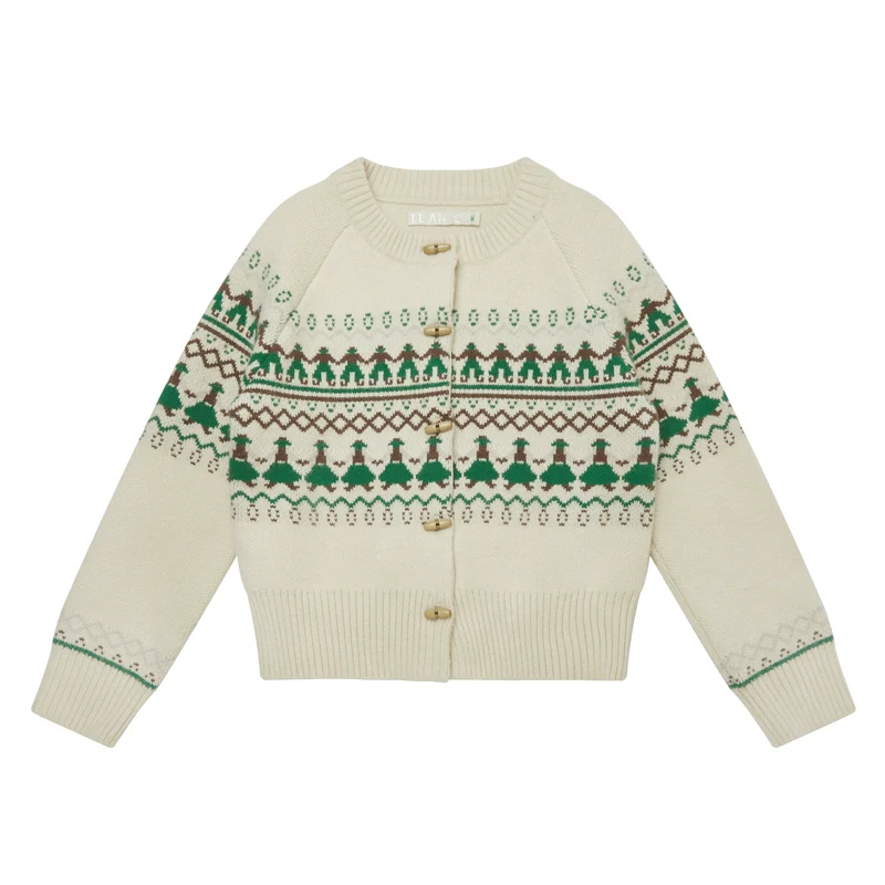 Dancing Figure Fair Isle Cardigan - Image 5