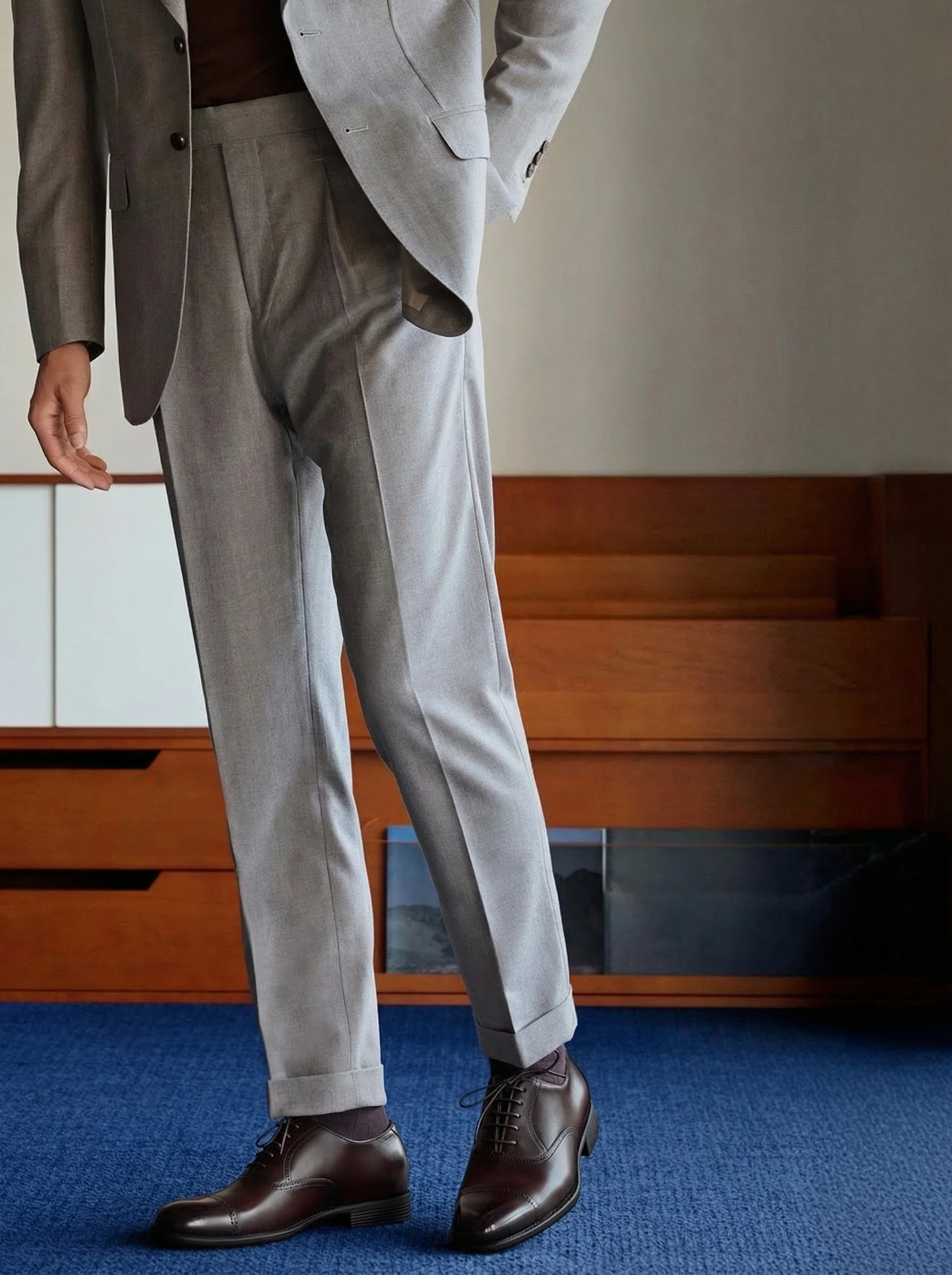 Dark Brown Top-Grain Leather Cap-Toe Oxford - Image 4