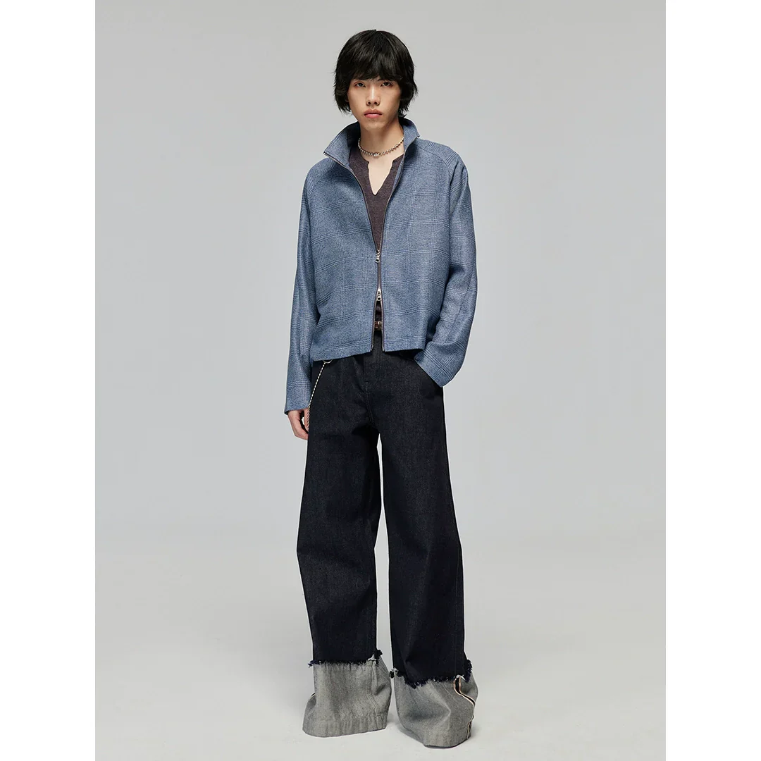 Dark Denim Wide-Leg Jeans - Image 4