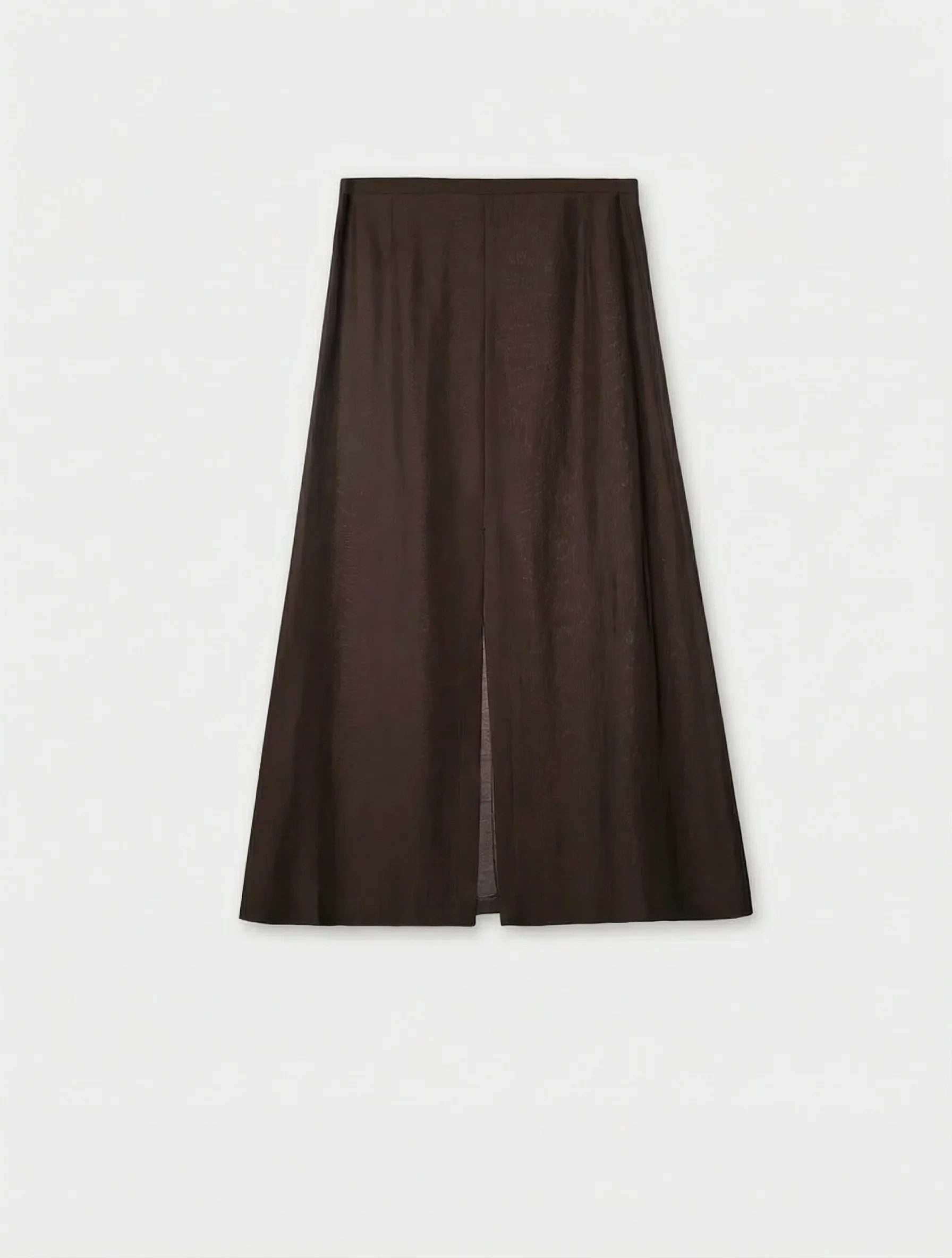 Deconstructed Slit Skirt & Linen-Blend Trousers - Image 4