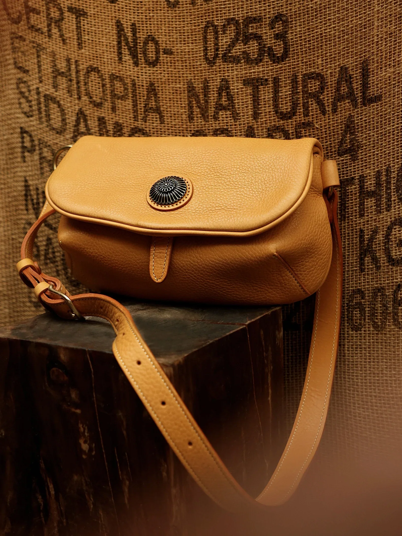 Deerskin Concho Crossbody Bag - Image 4