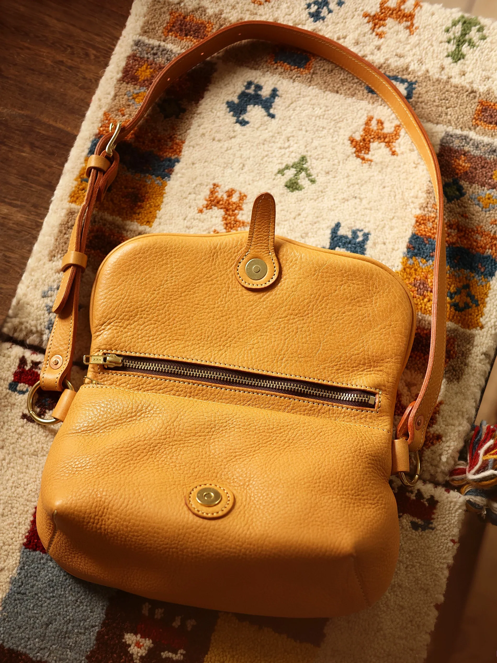 Deerskin Concho Crossbody Bag - Image 5