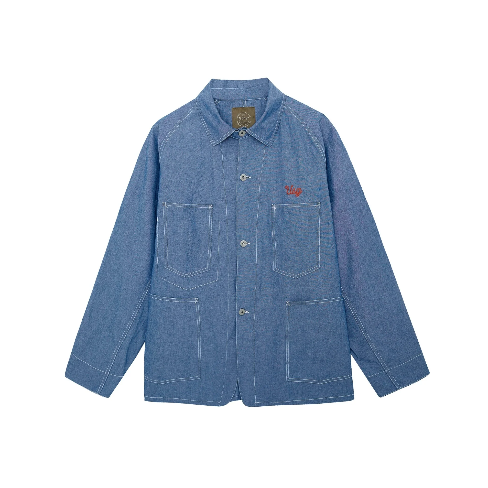 Denim Blue Engineer Jacket - Image 3