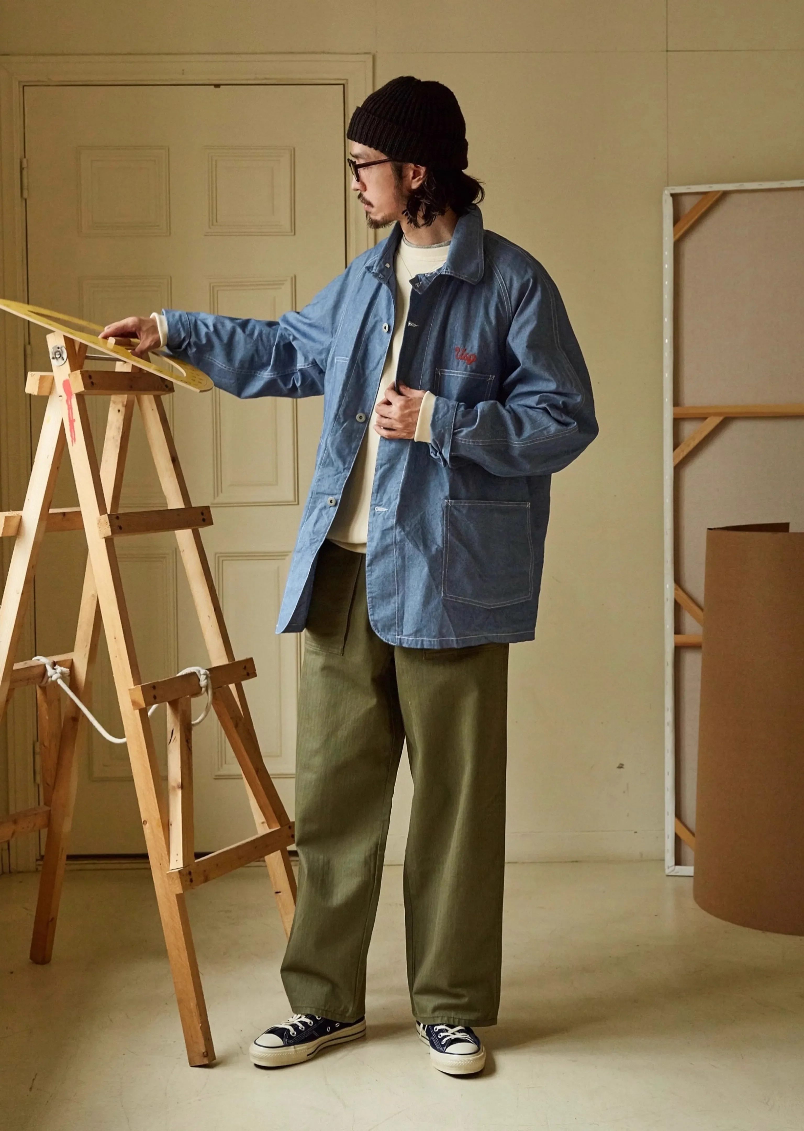 Denim Blue Engineer Jacket - Image 5