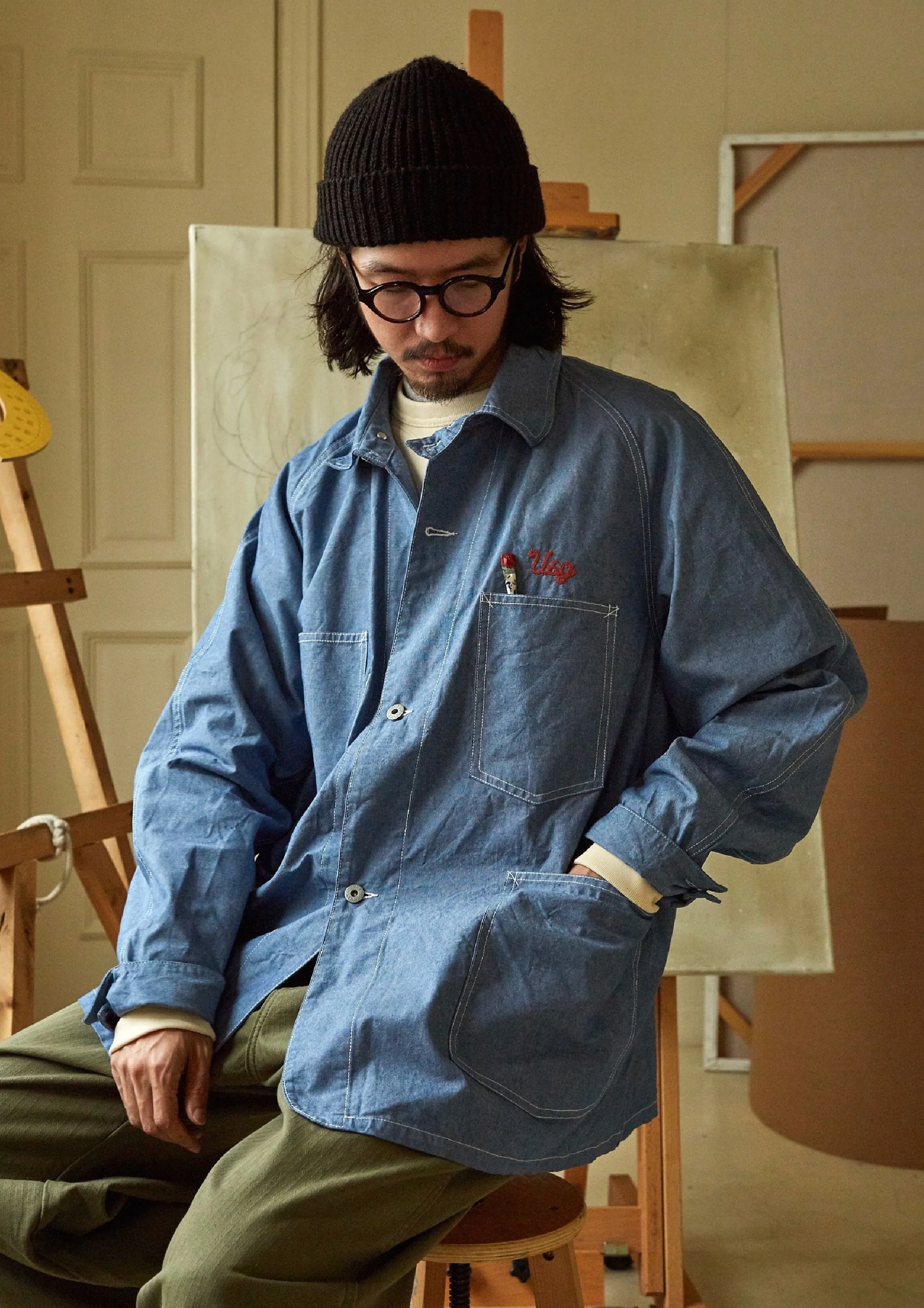 Denim Blue Engineer Jacket - Image 6