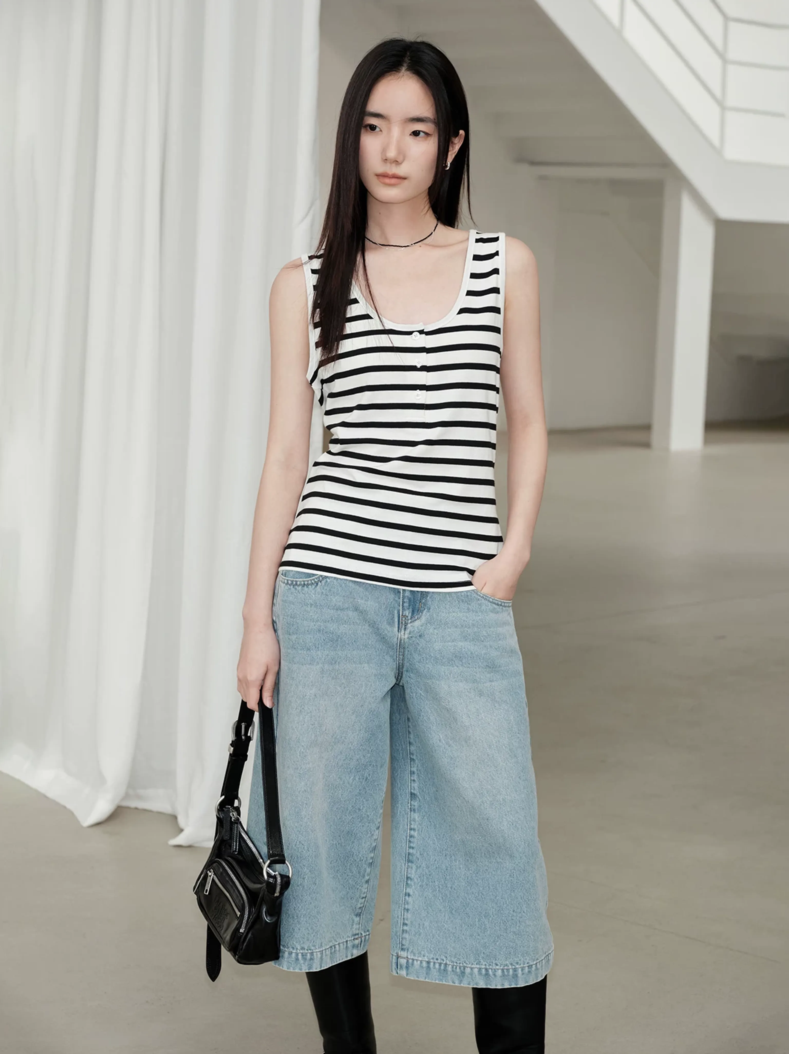 Denim Culottes - Image 3