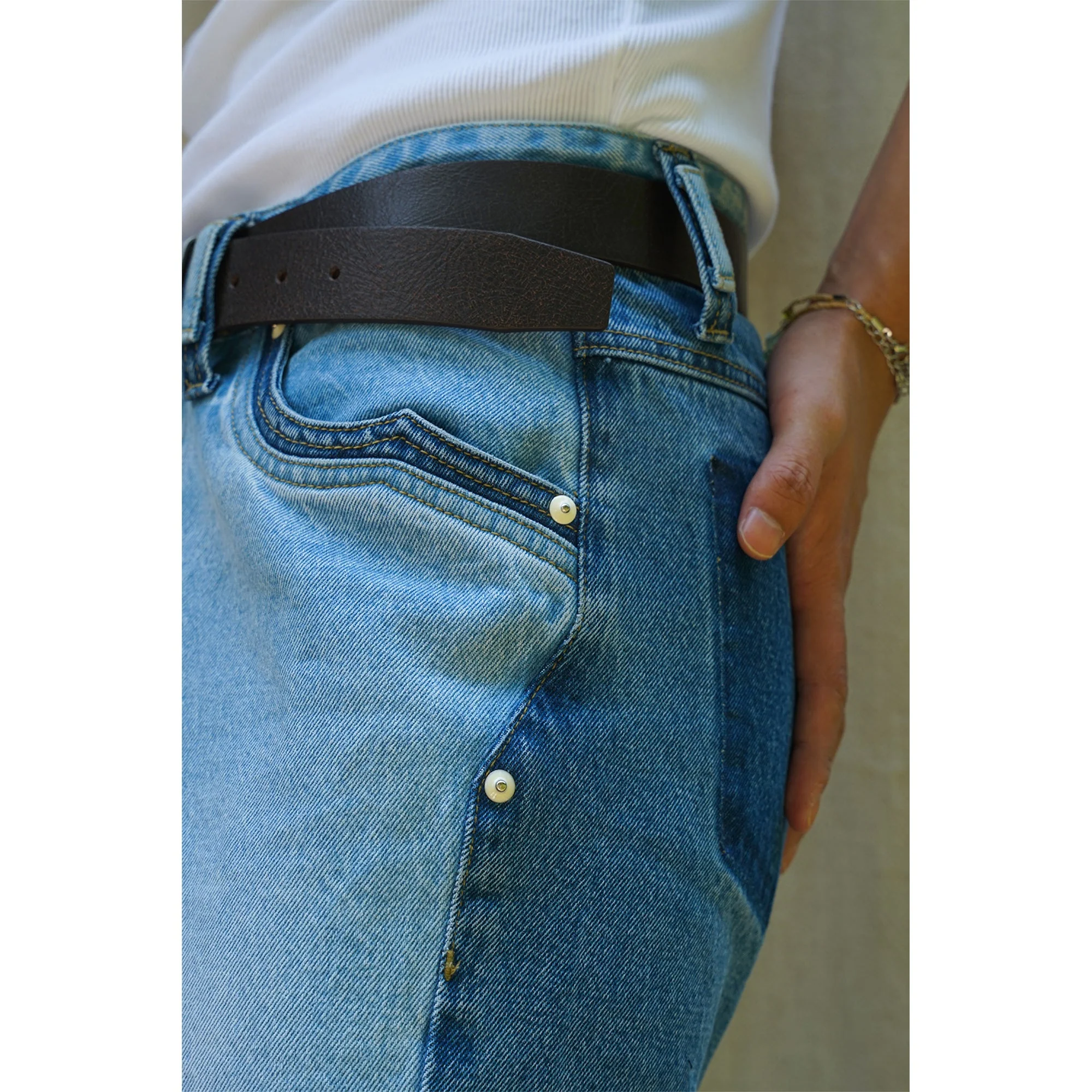 Denim Flare Jeans - Image 2