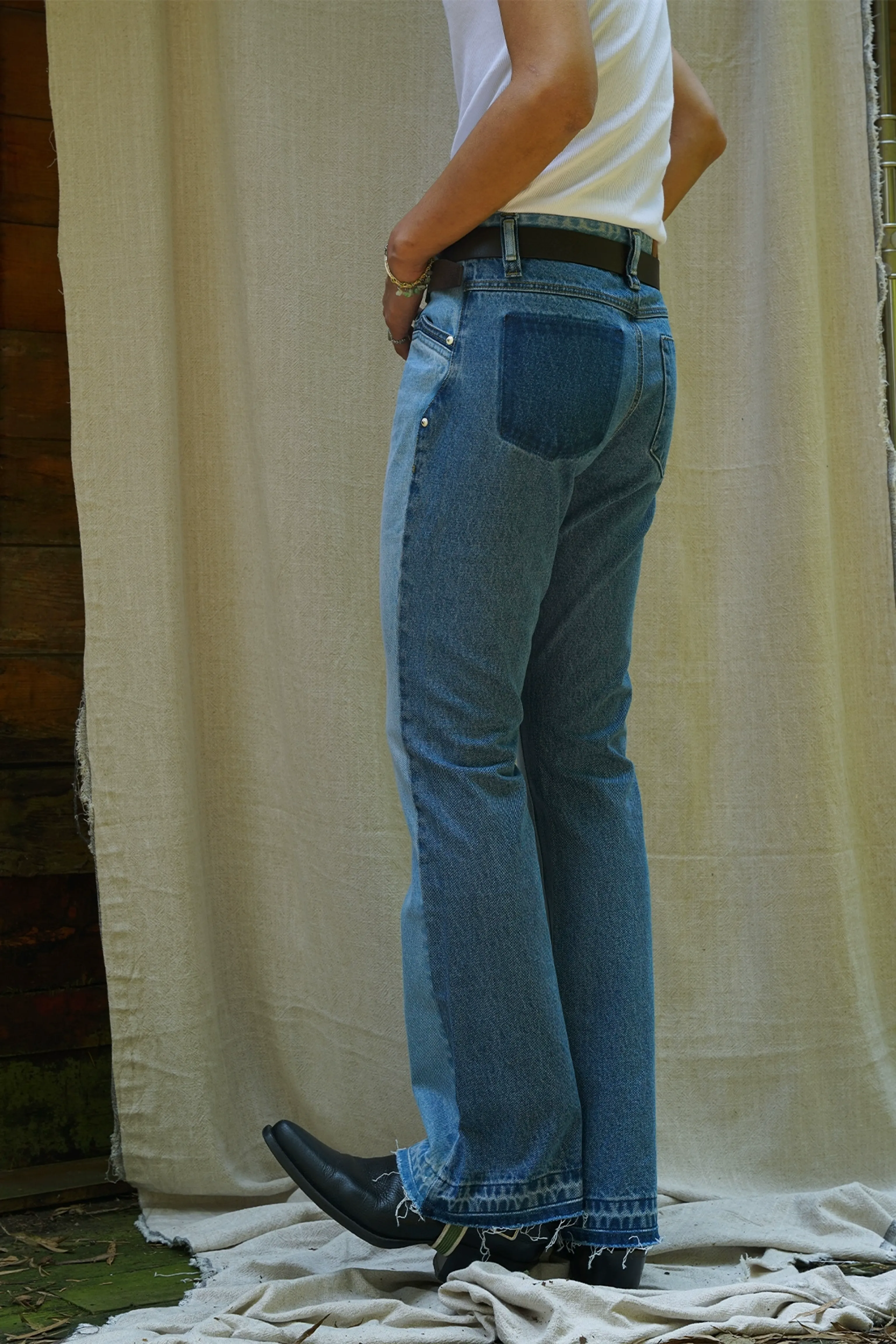 Denim Flare Jeans - Image 6