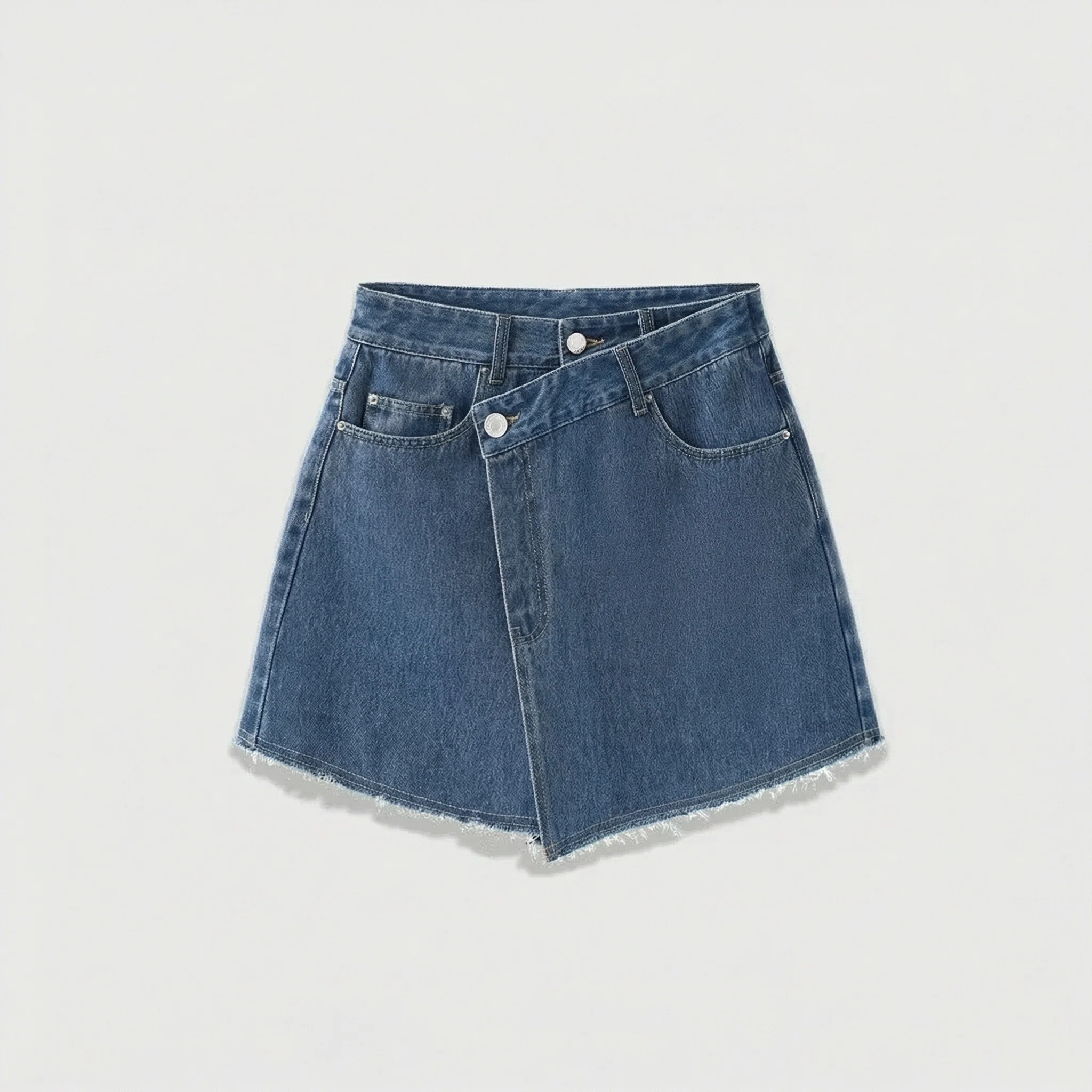 Denim Vest and Skirt Set - Image 2