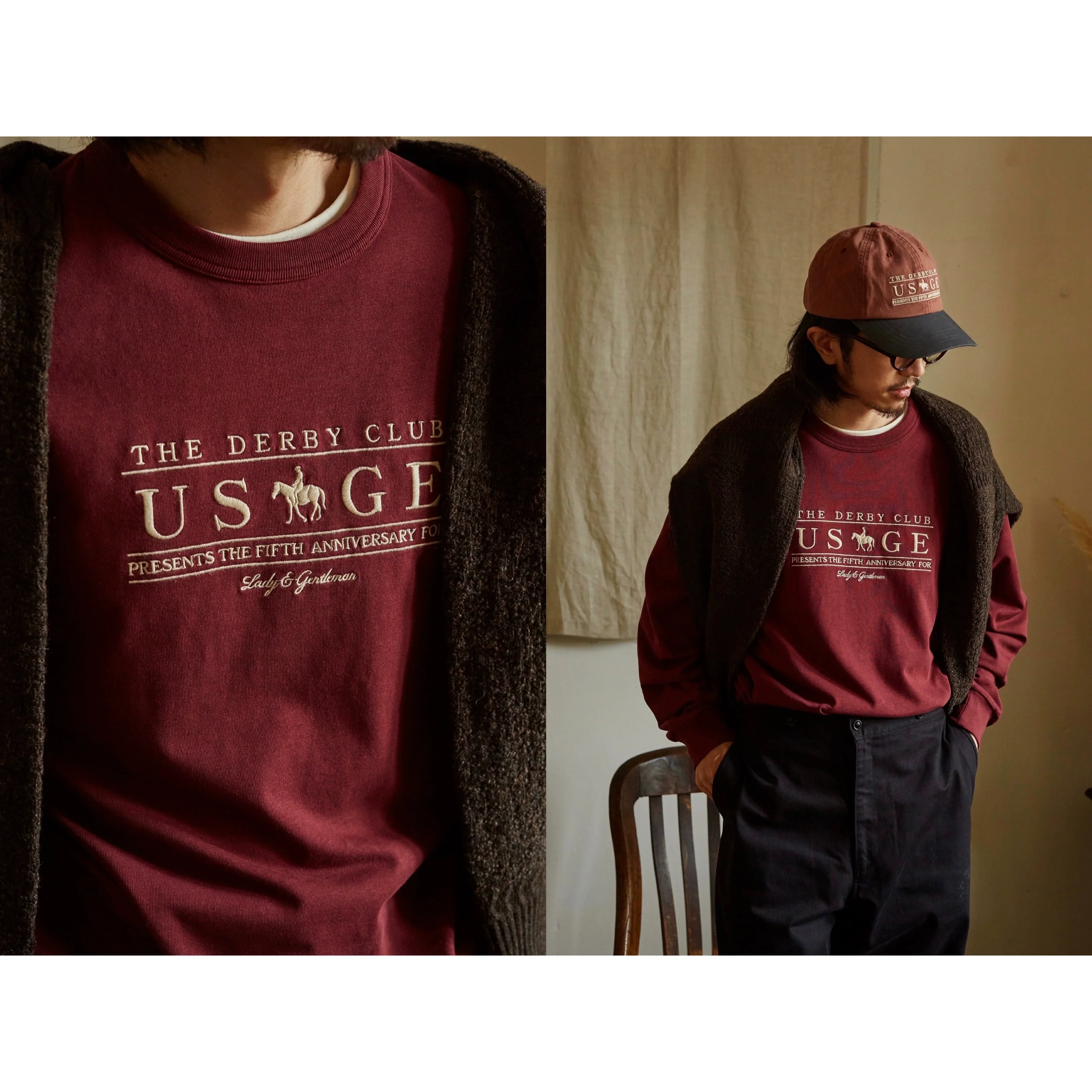 DERBY CLUB Long-Sleeve T-Shirt - Image 2