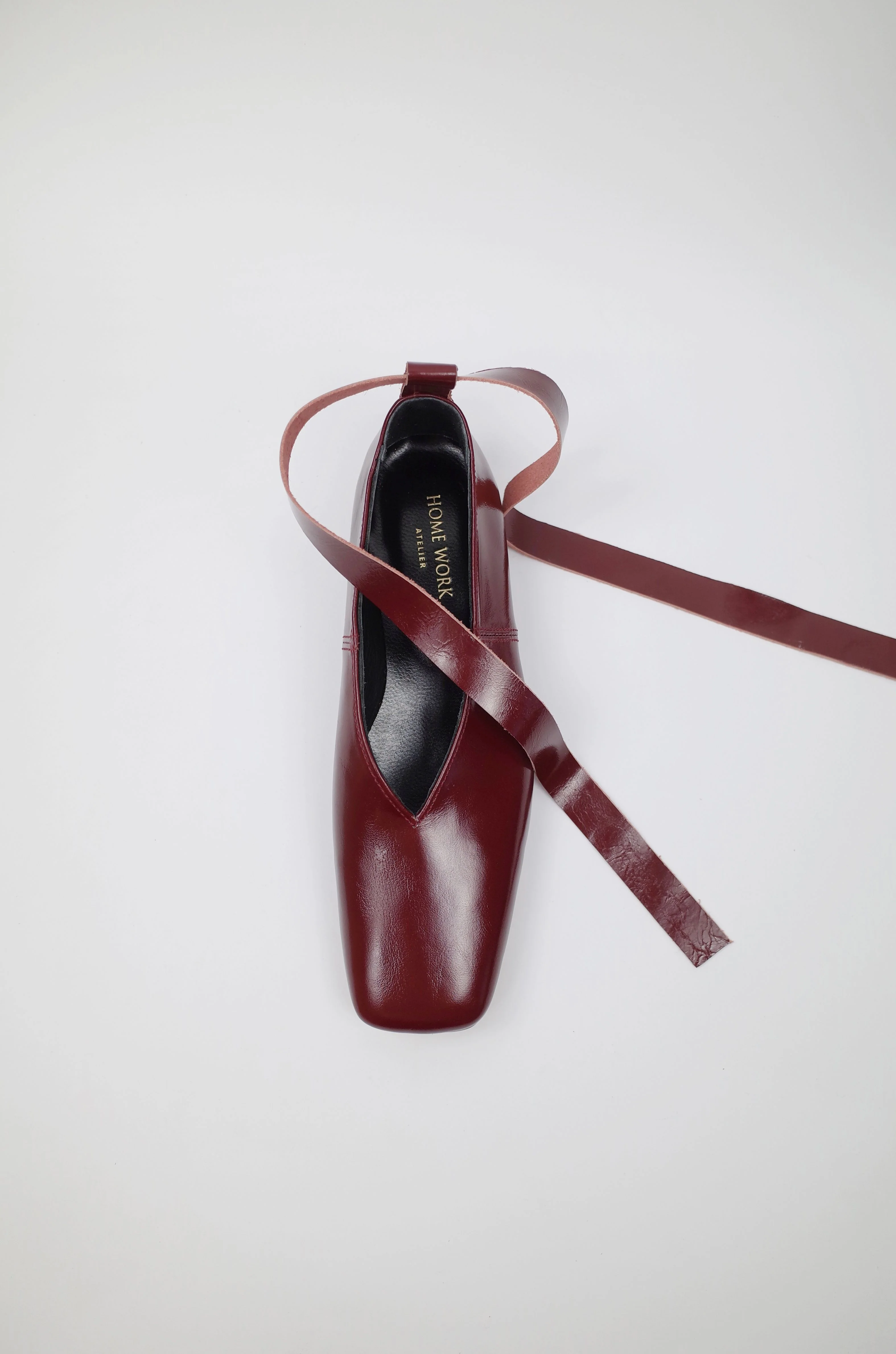 Designer Square-Toe Lace-Up Shoes - Image 2
