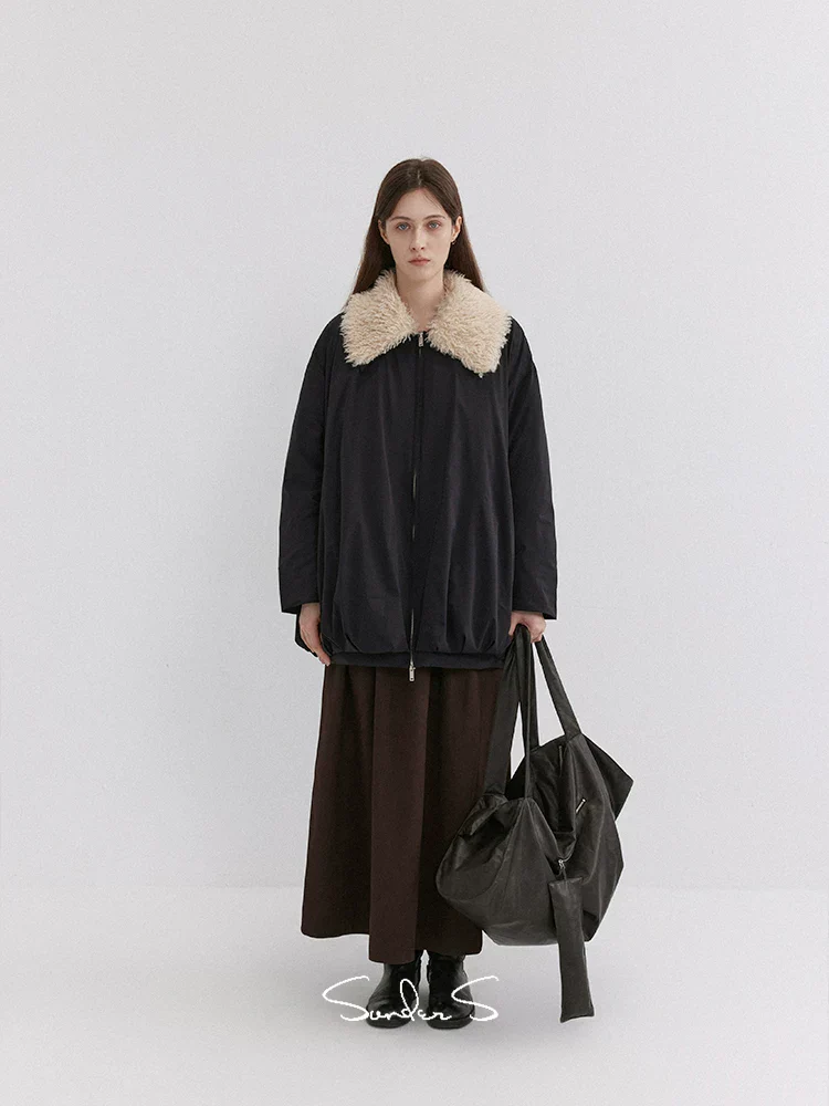 Detachable Collar Down Jacket - Image 2
