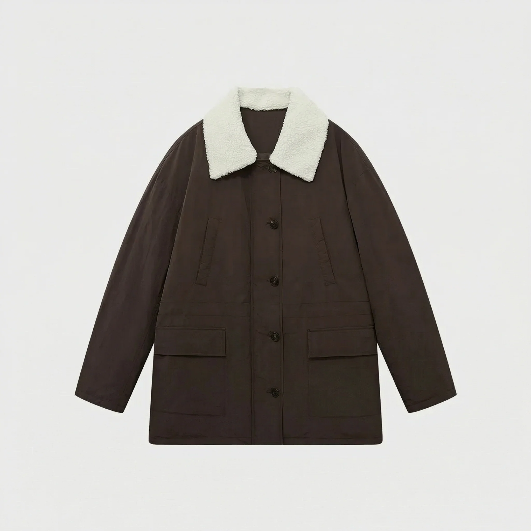 Detachable Collar Down Parka - Image 3
