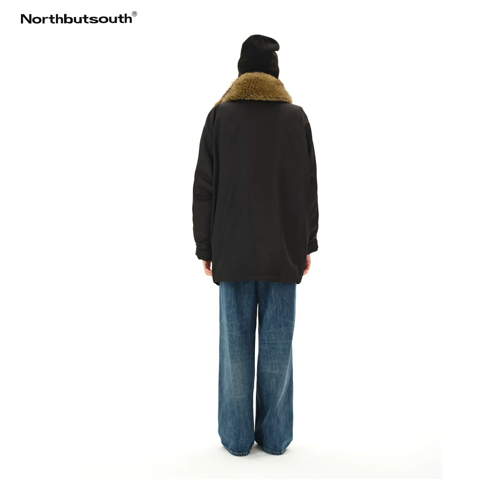 Detachable Fur Collar Down Parka - Image 3