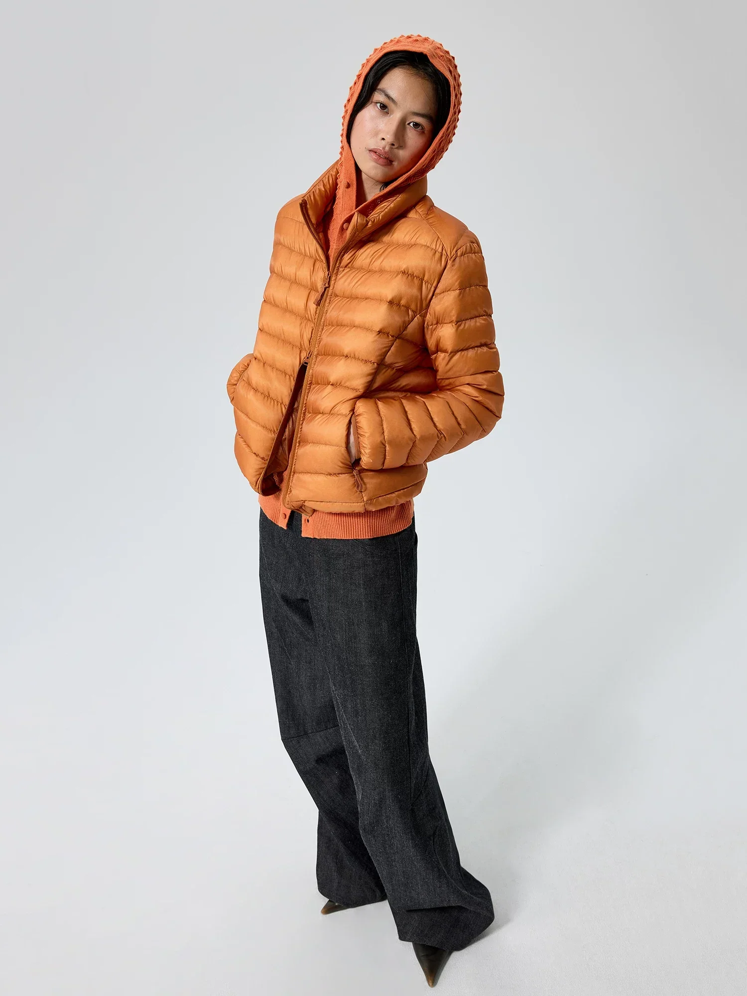 Detachable Hood Down Jacket - Image 3