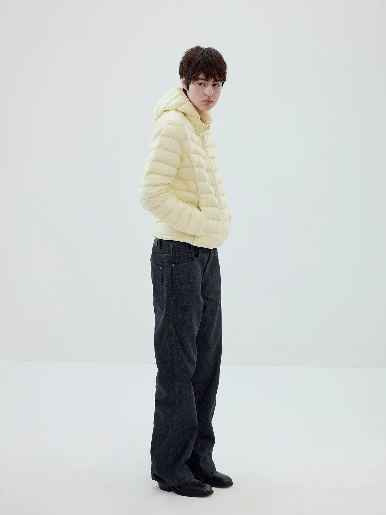 Detachable Hood Down Jacket - Image 4