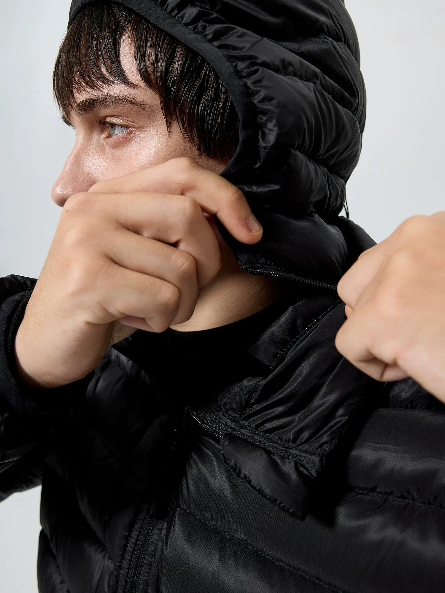 Detachable Hood Down Jacket - Image 5