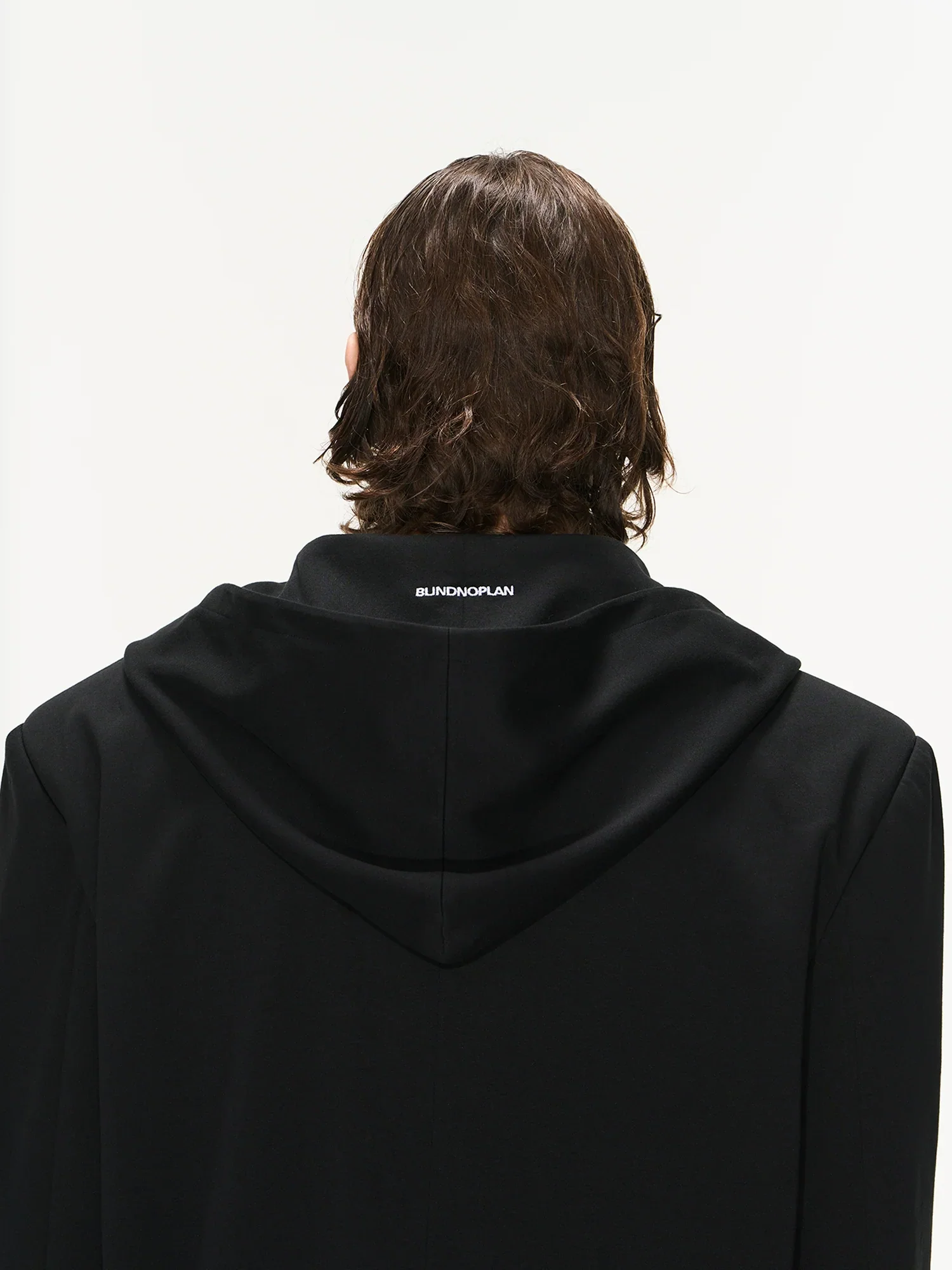 Detachable Hooded Oversized Blazer - Image 2