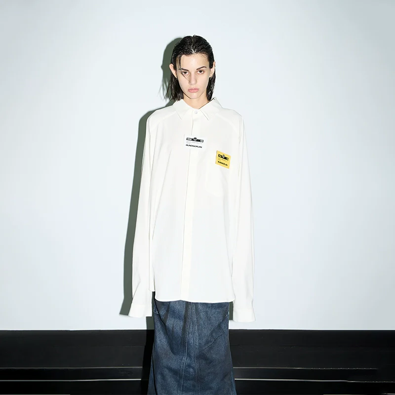 Detachable Lapel Card Shirt - Image 5