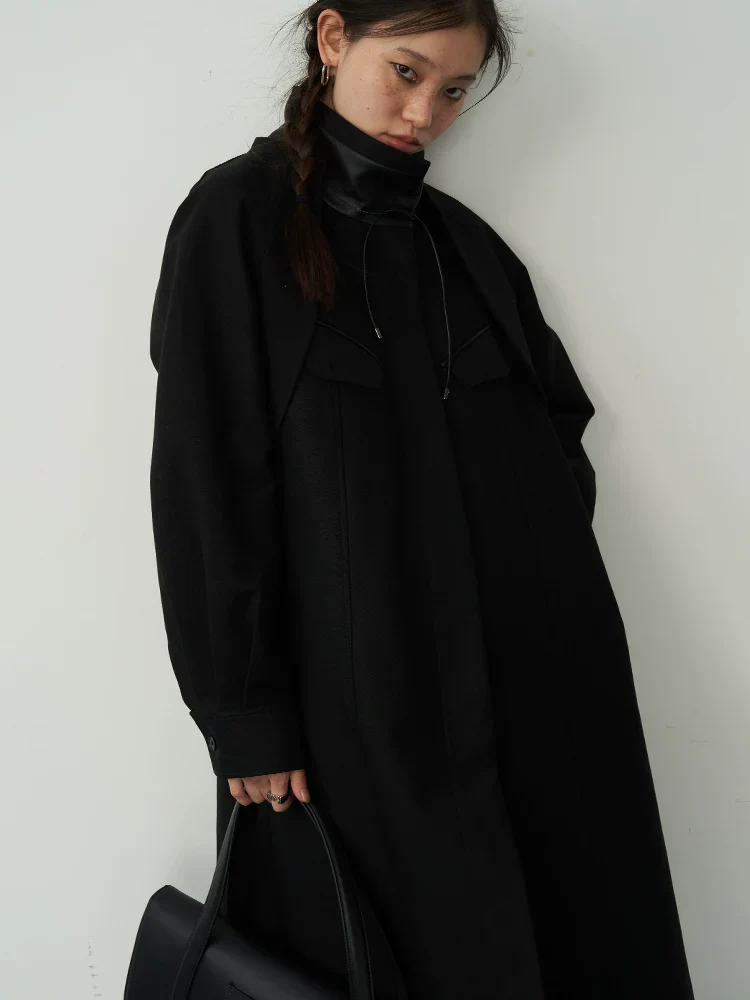 Detachable Leather-Trim Dress & Bolero Set - Image 2