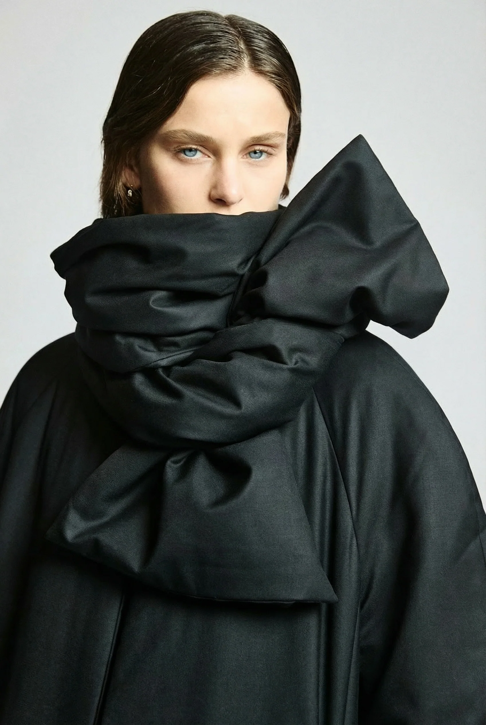 Detachable Scarf Coat - Image 2