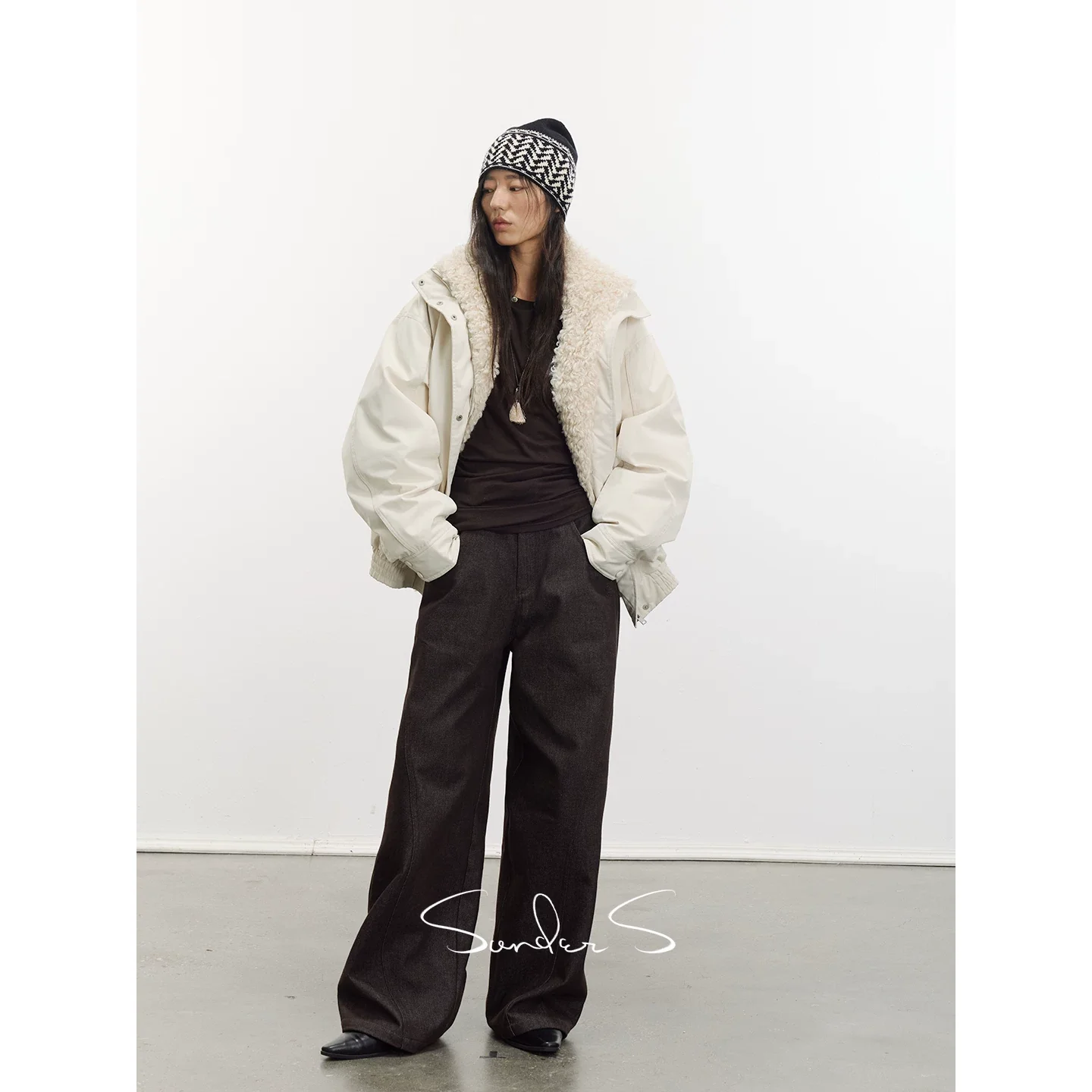 Detachable Sherpa-Collar Down Parka - Image 3