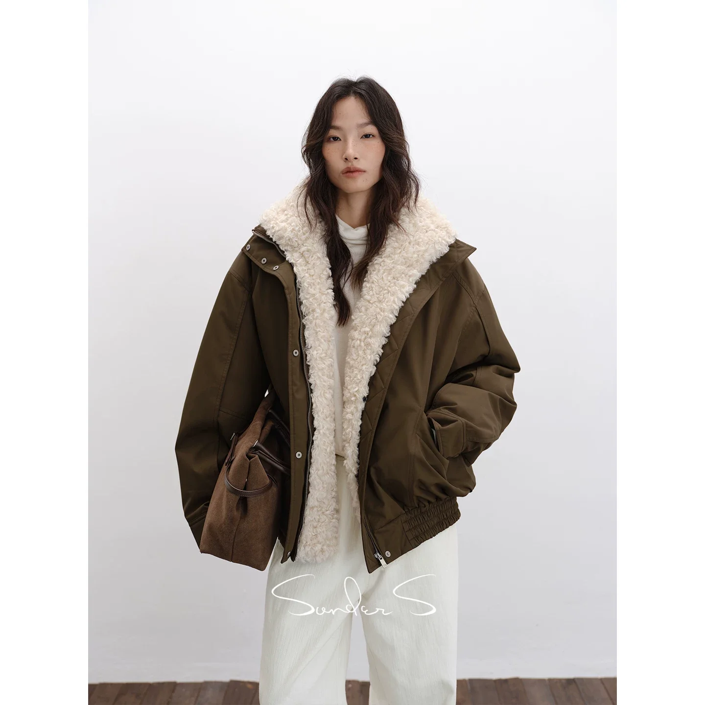 Detachable Sherpa-Collar Down Parka - Image 4