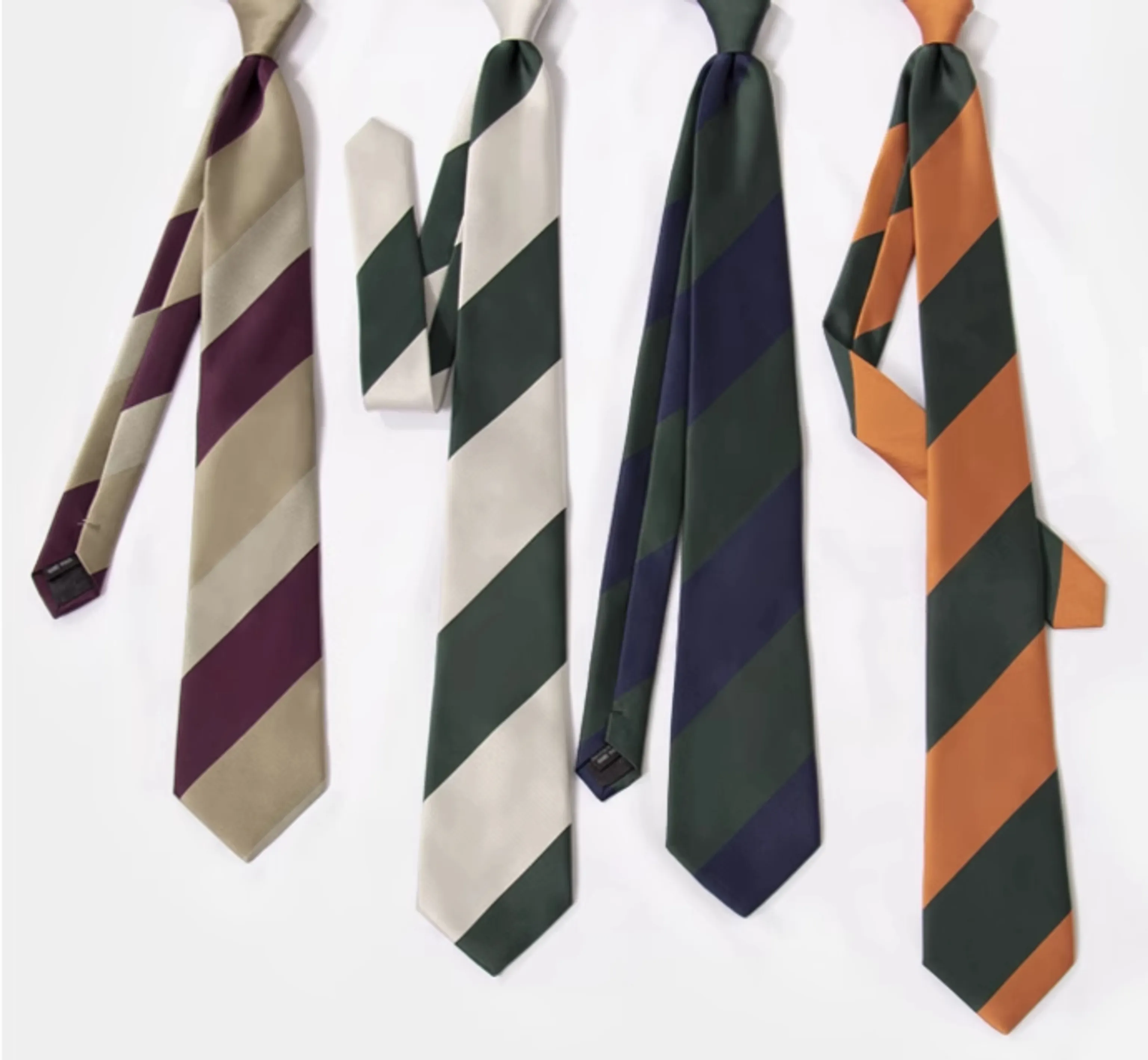 Diagonal Striped Necktie Collection - Image 3