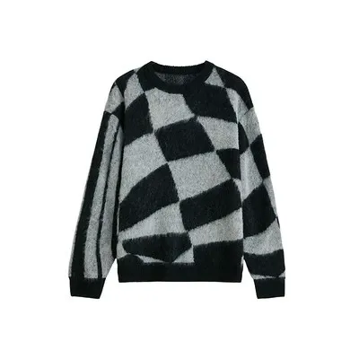 Diamond Striped Mohair Sweater - Image 6