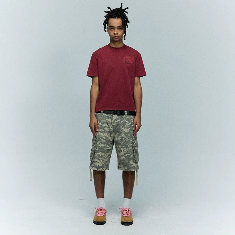 Digital Camouflage Cargo Shorts - Image 3