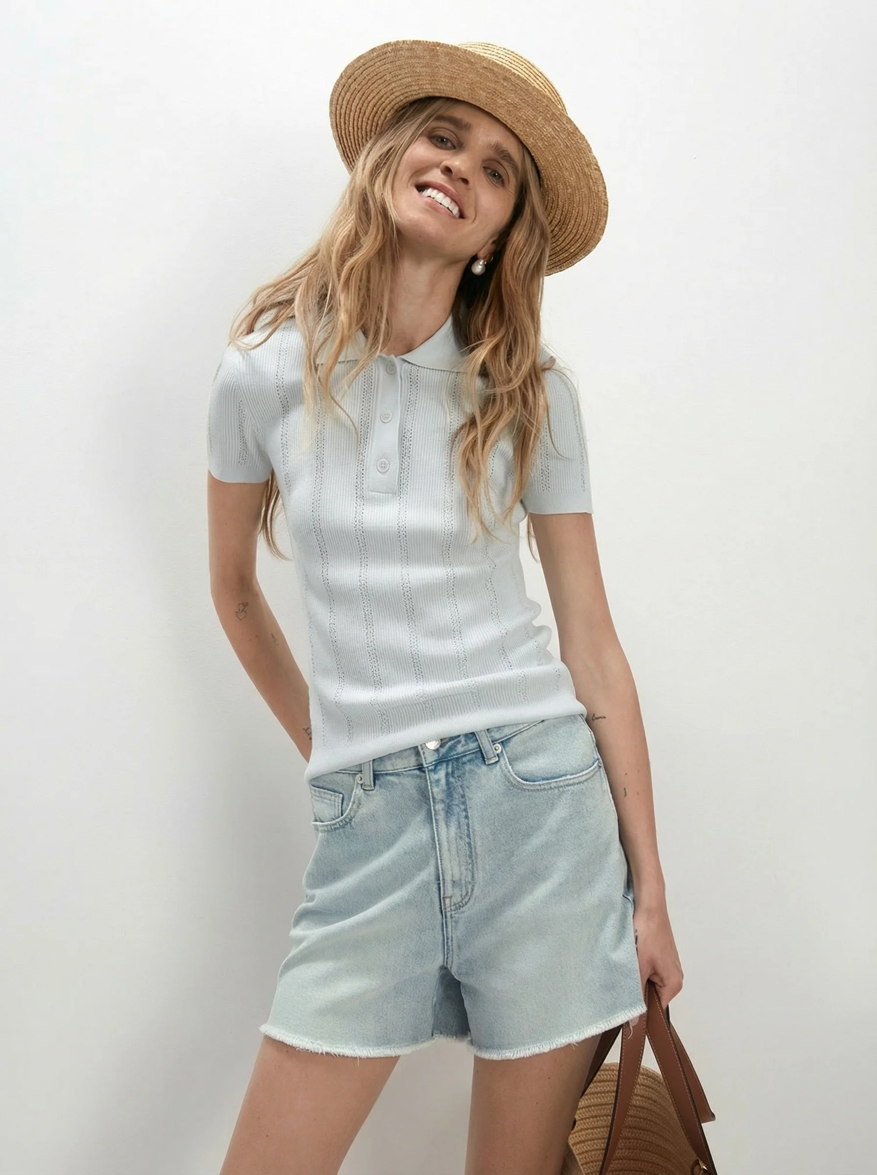 Distressed Denim Shorts - Image 6