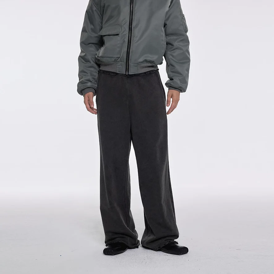 Distressed Drawstring Sweatpants