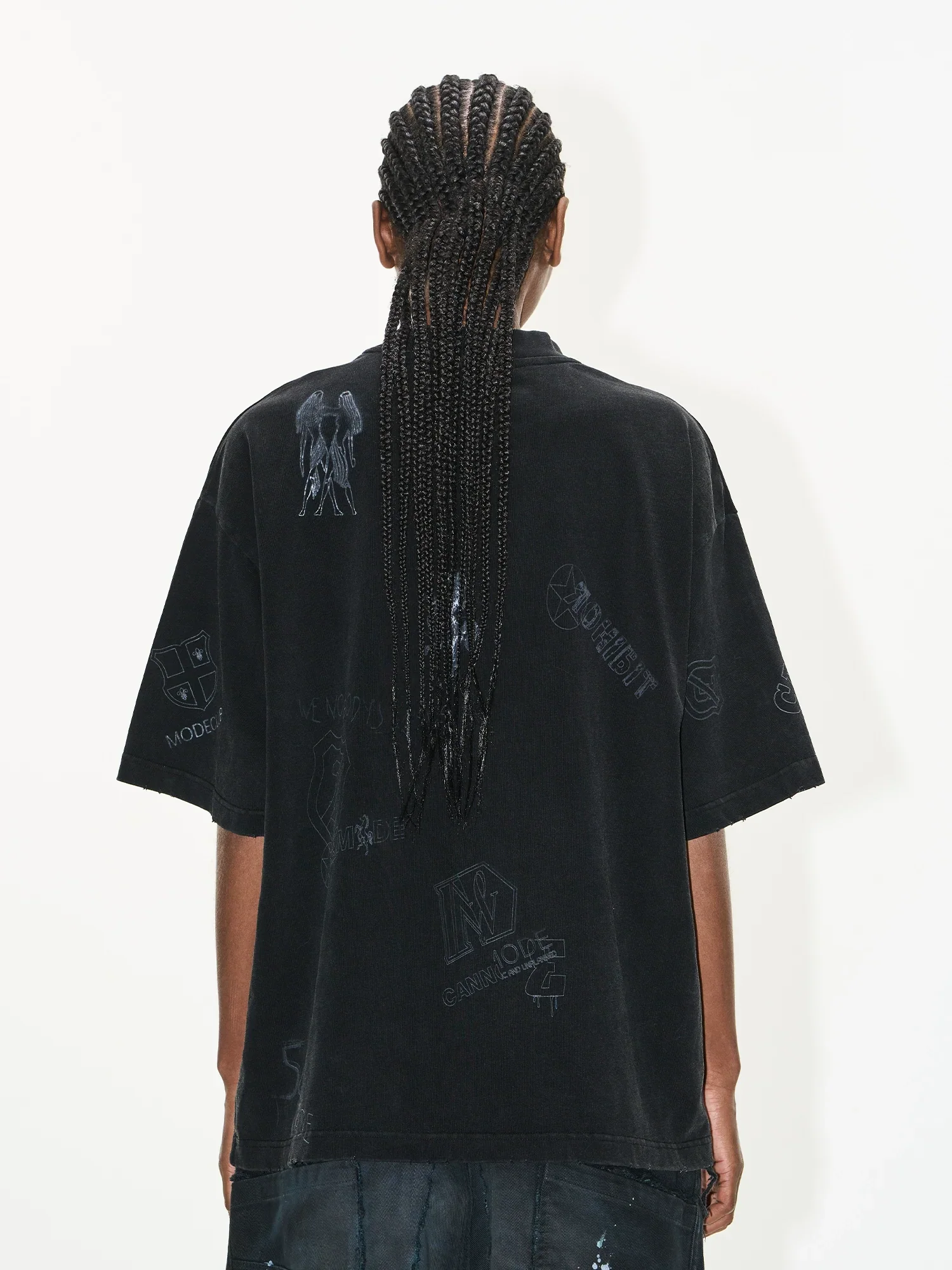 Distressed Graffiti Tee