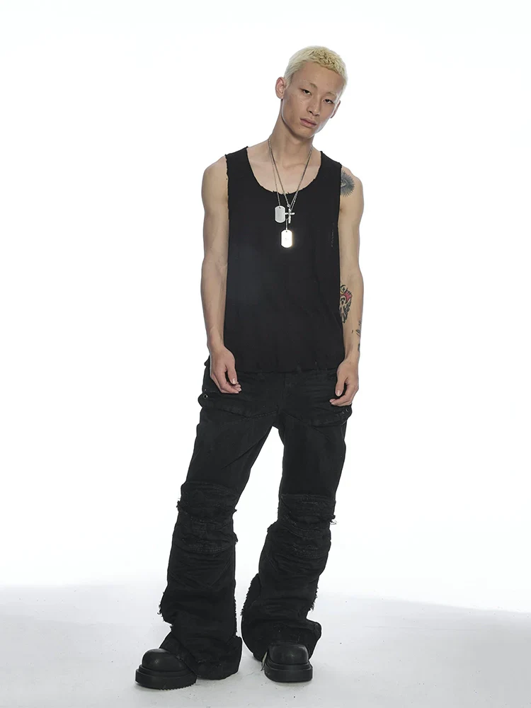 Distressed Raw-Edge Tank - Image 3