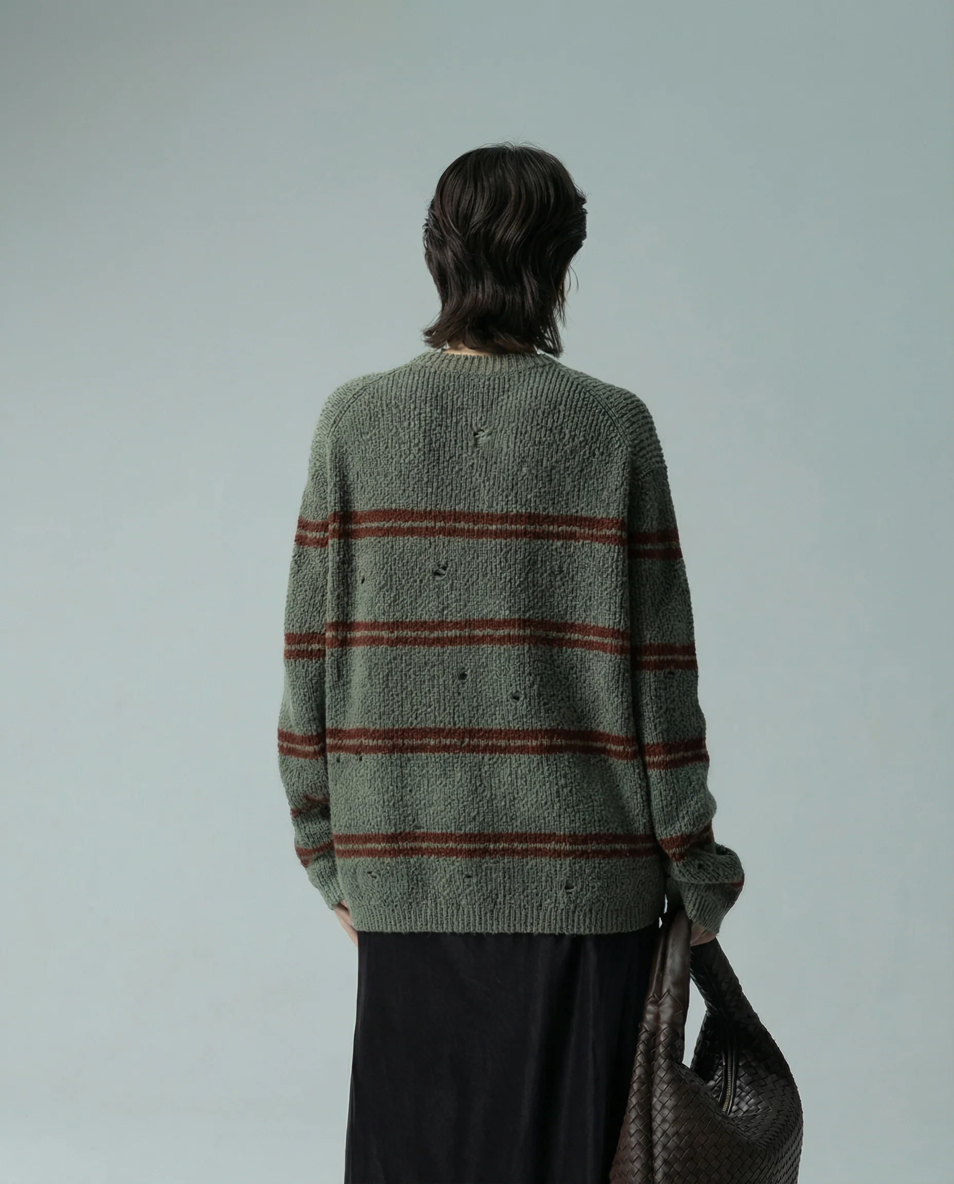 Distressed Stripe Sweater - Image 3