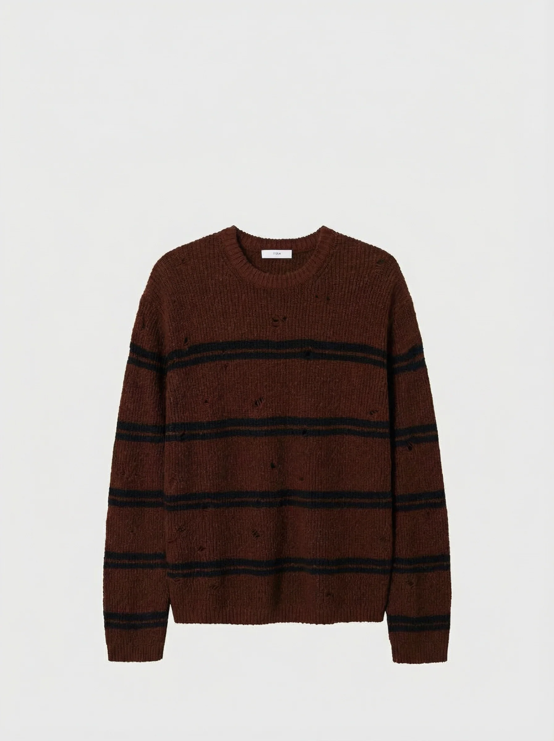 Distressed Stripe Sweater - Image 7