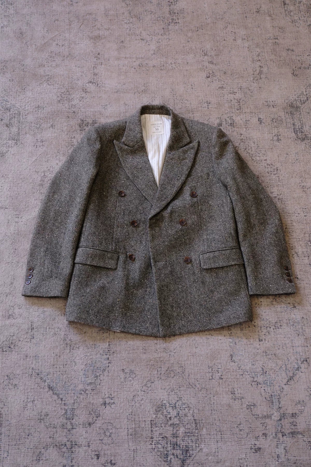 Donegal Tweed Double-Breasted Jacket - Image 6