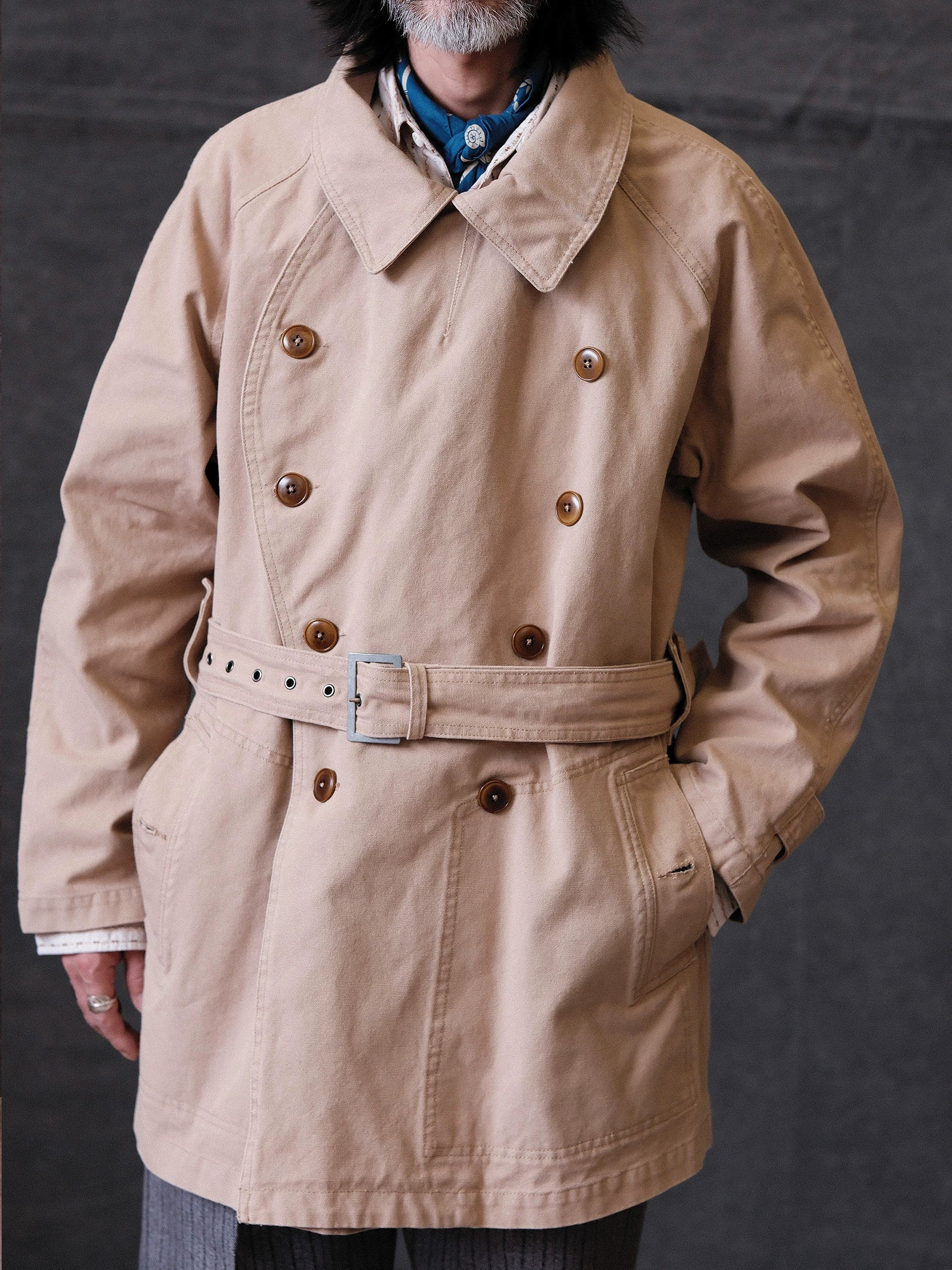 Double-Breasted Trench Coat - Image 2