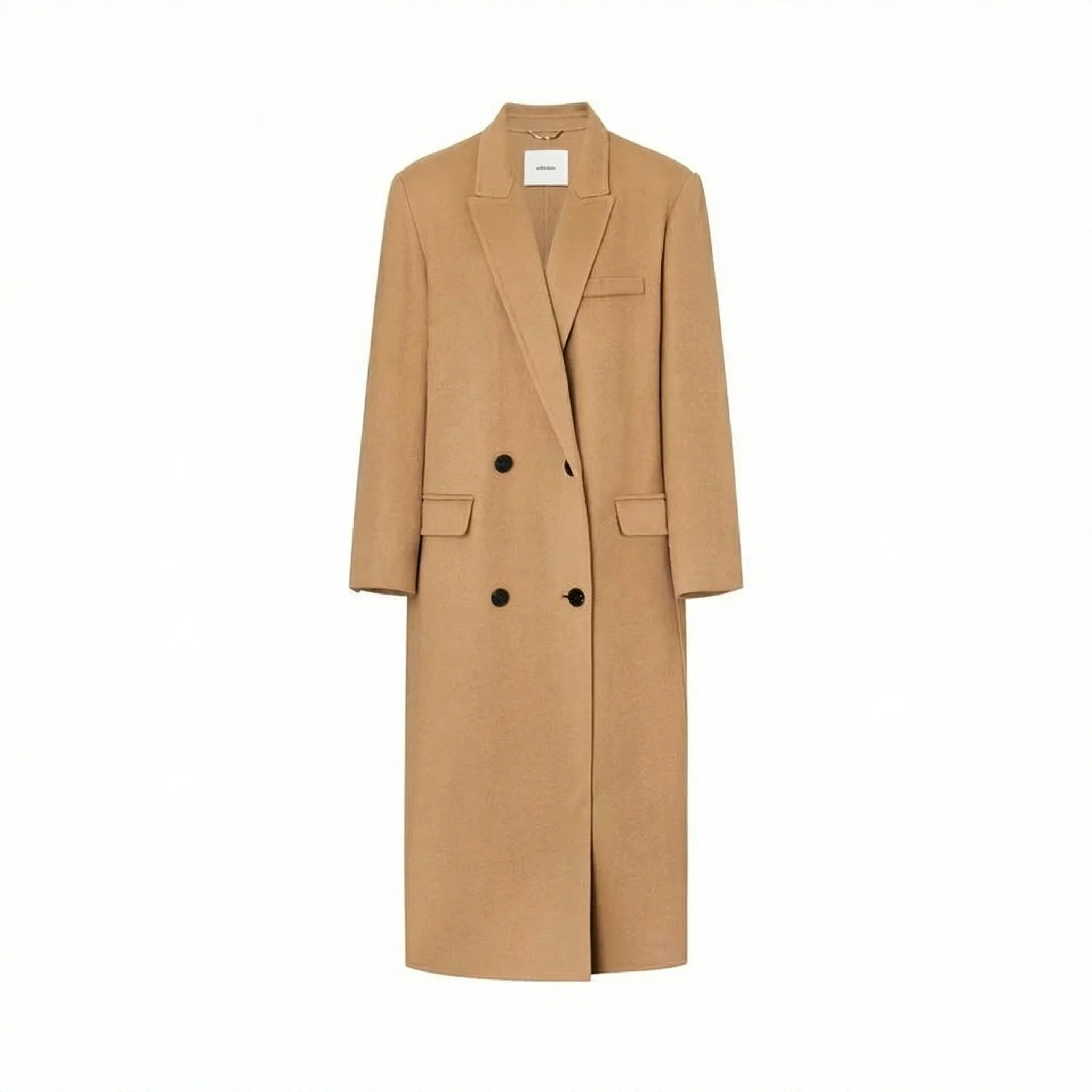 Double-Breasted Wool Coat - Image 6