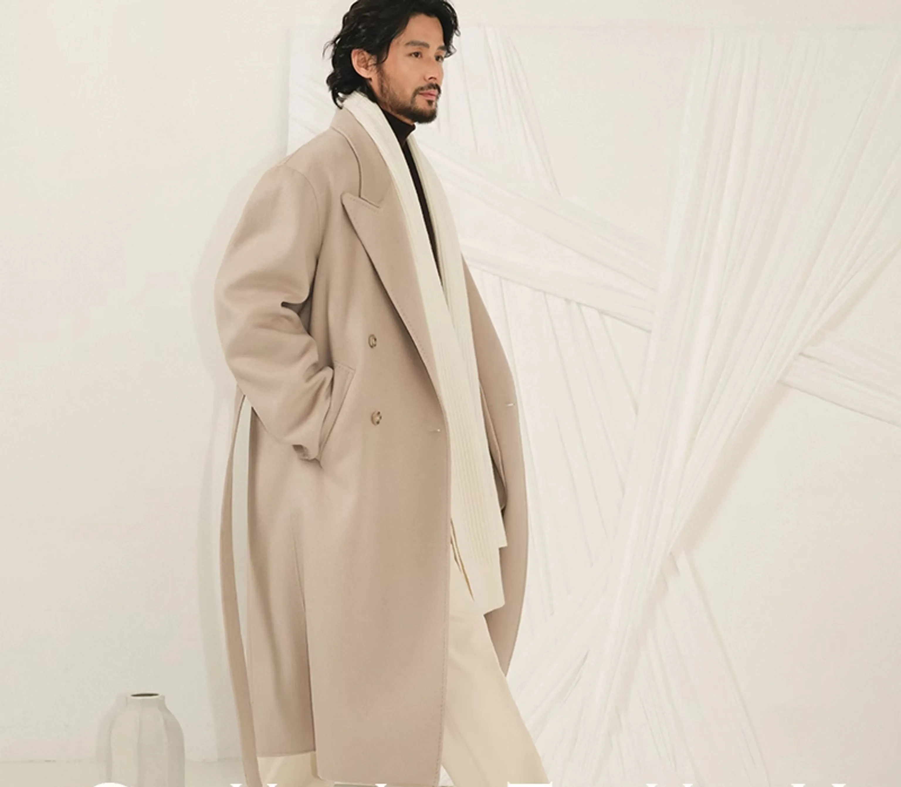 Double-Breasted Wool Overcoat - Image 3
