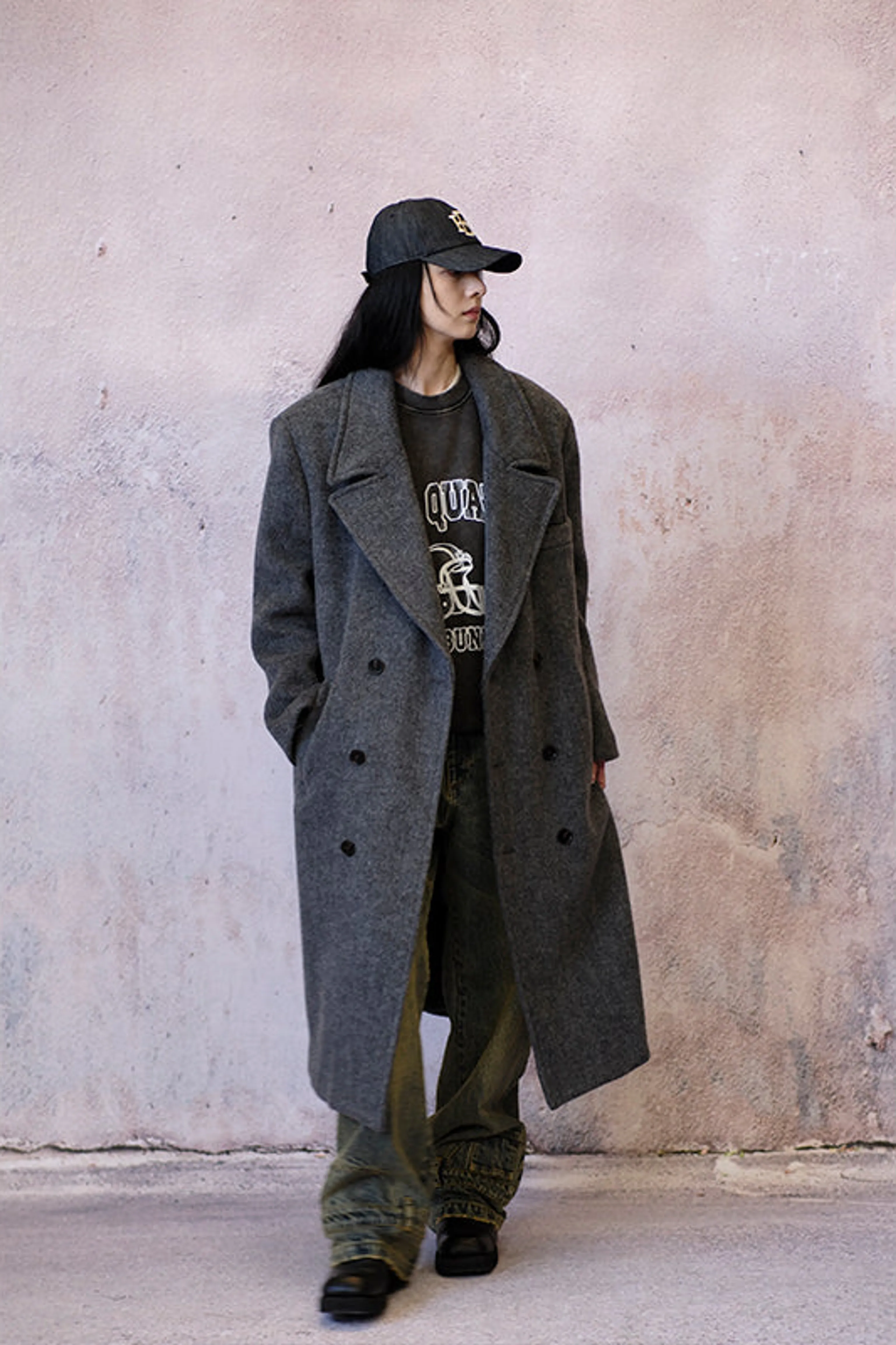 Double-Breasted Wool Overcoat - Image 4