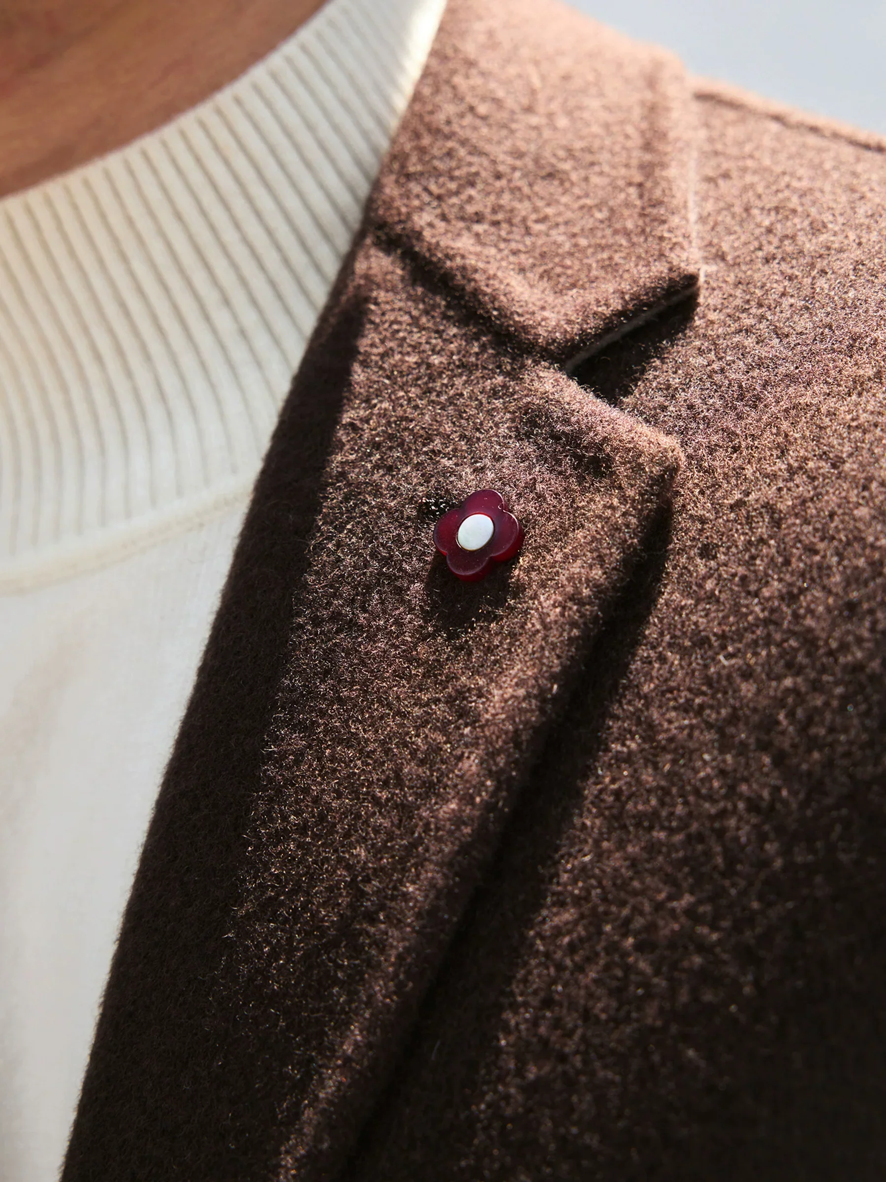 Double-Faced Wool Blazer - Image 3