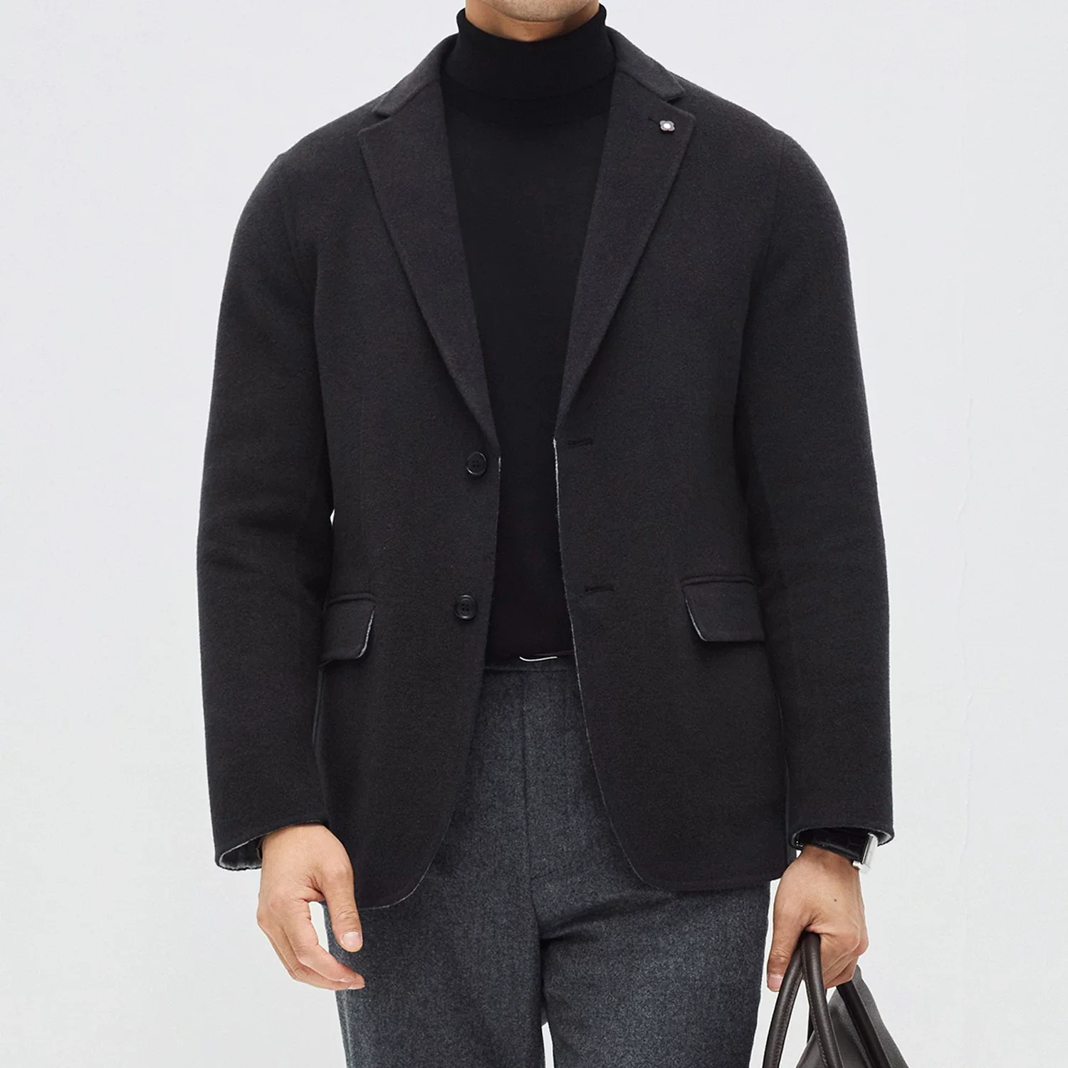 Double-Faced Wool Blazer - Image 4