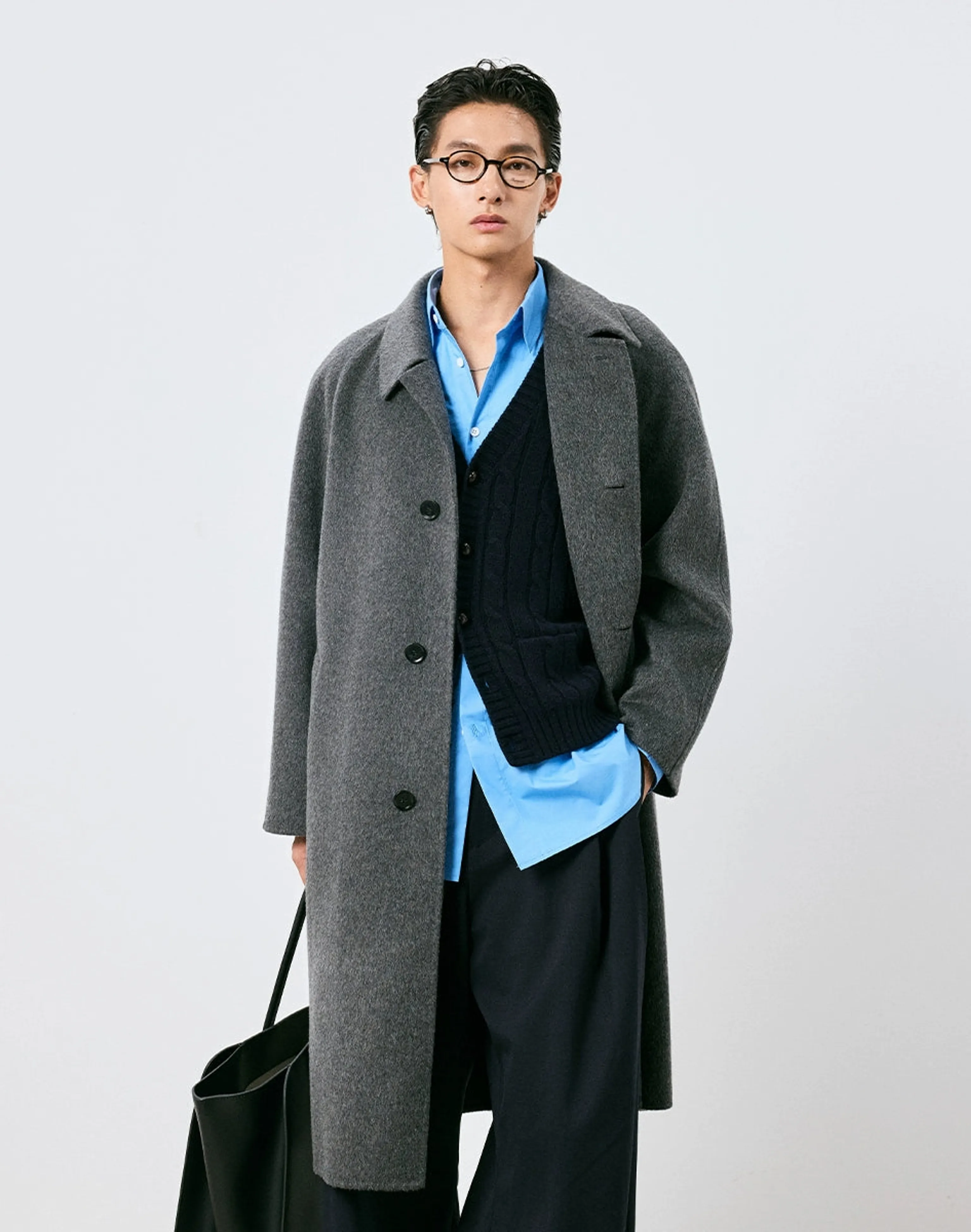 Double-Faced Wool-Cashmere Overcoat - Image 6