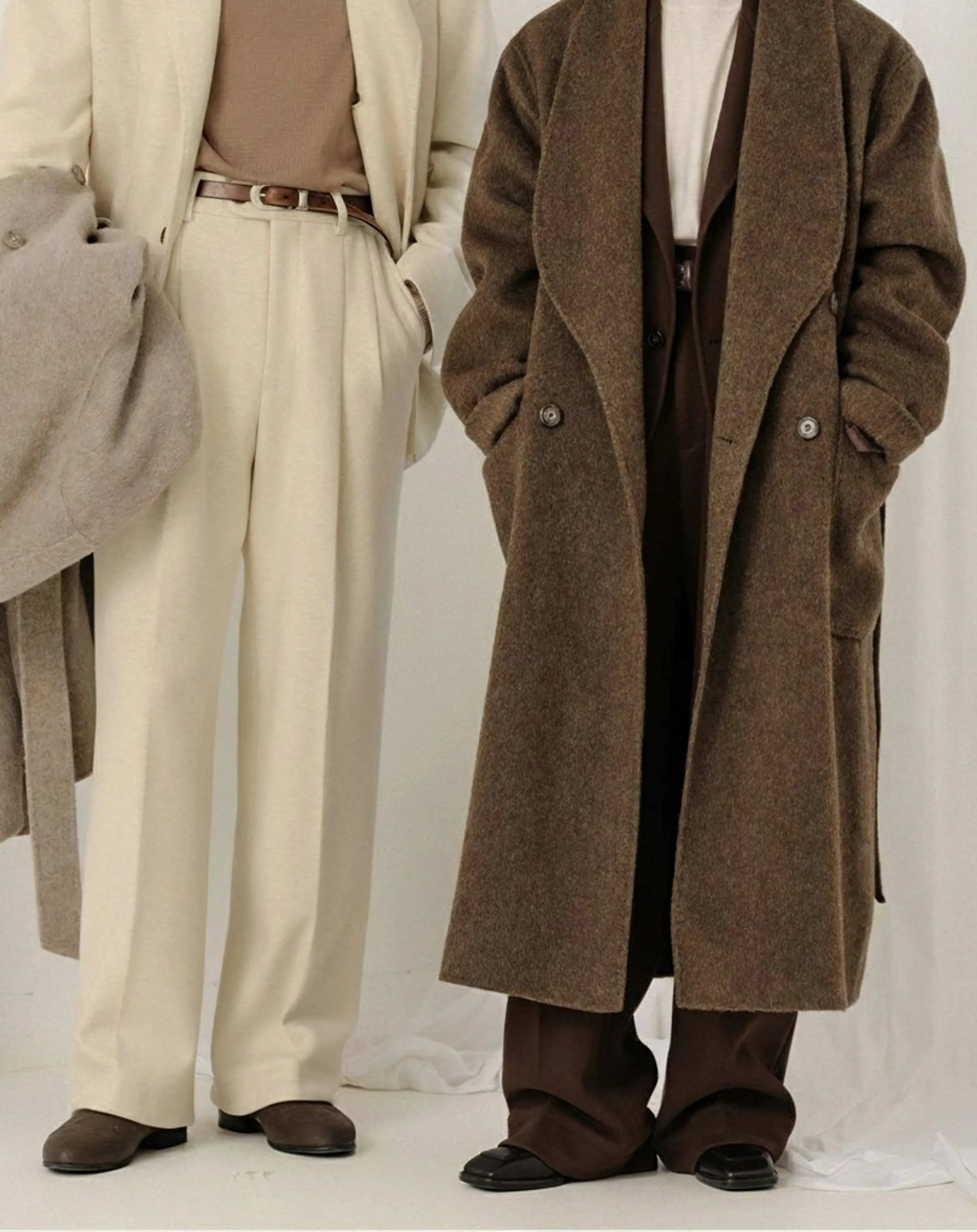 Double-Faced Wool Coat - Image 3