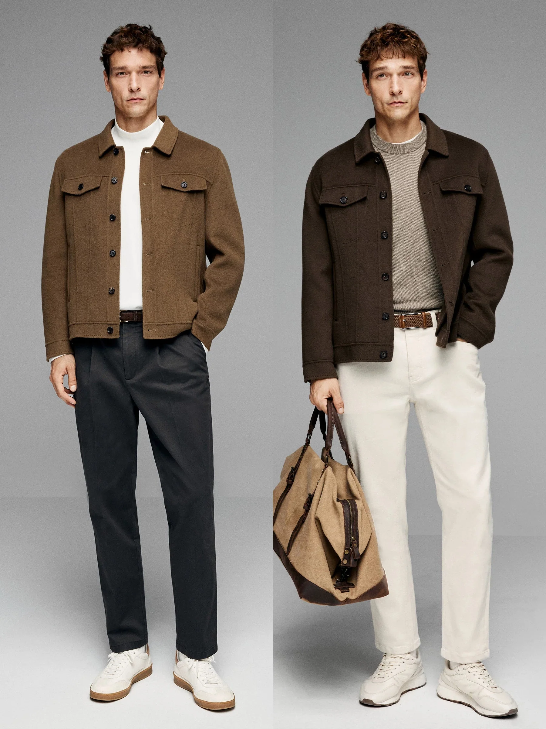 Double-Faced Wool Trucker Jacket - Image 3