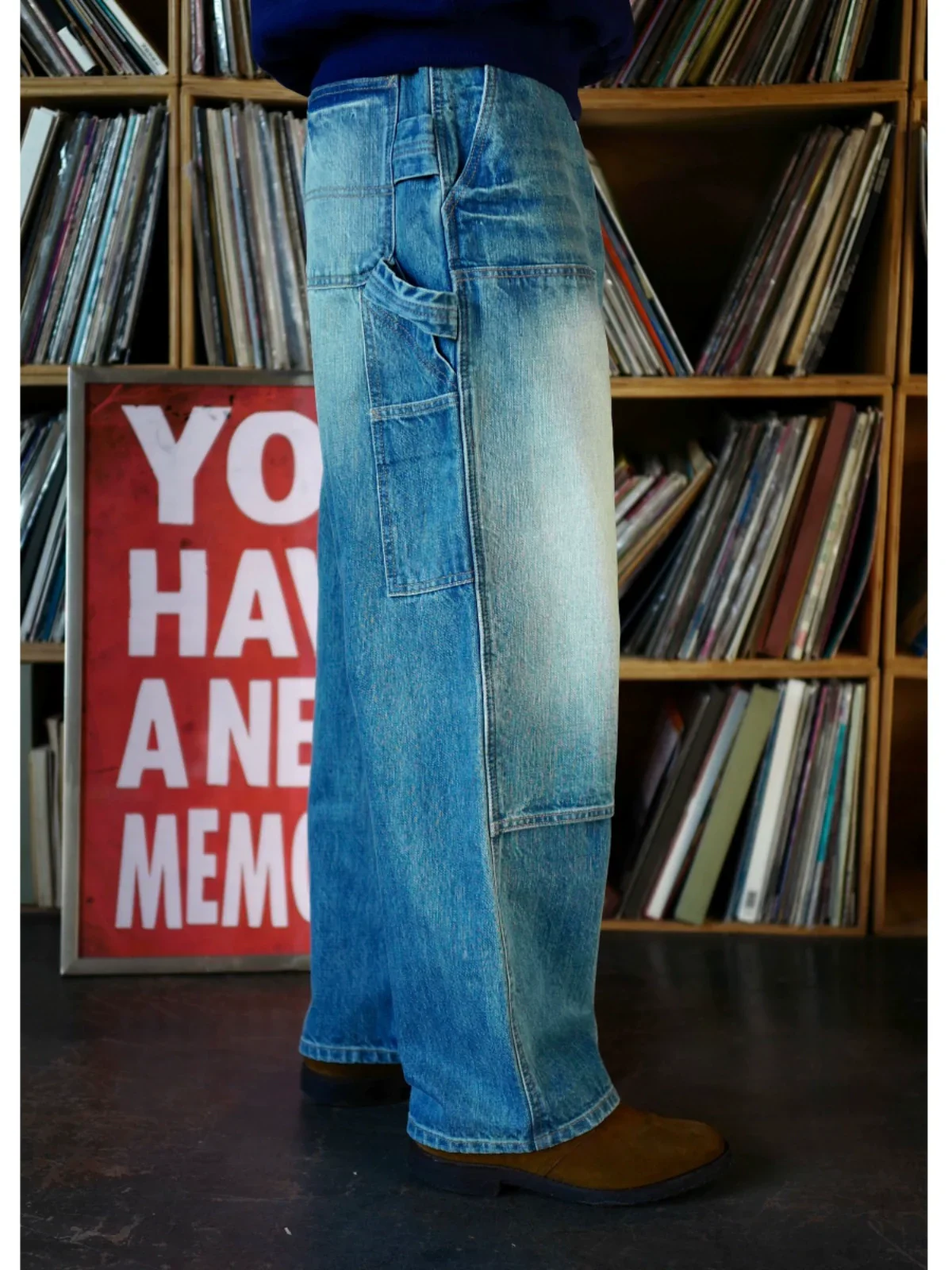Double Knee Denim Trousers - Image 2